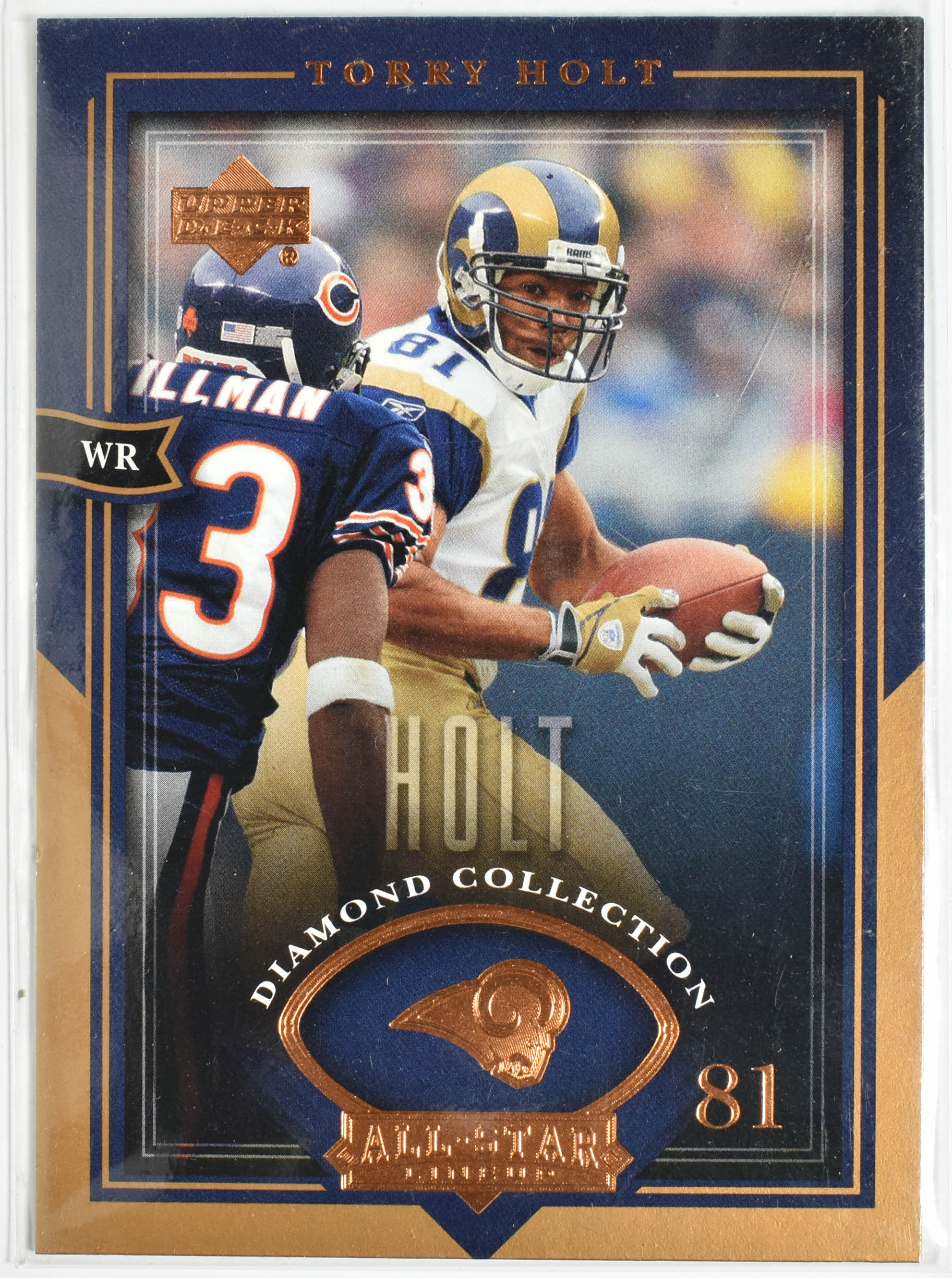 Torry Holt 45 Upper Deck 2004 Rams Football Card