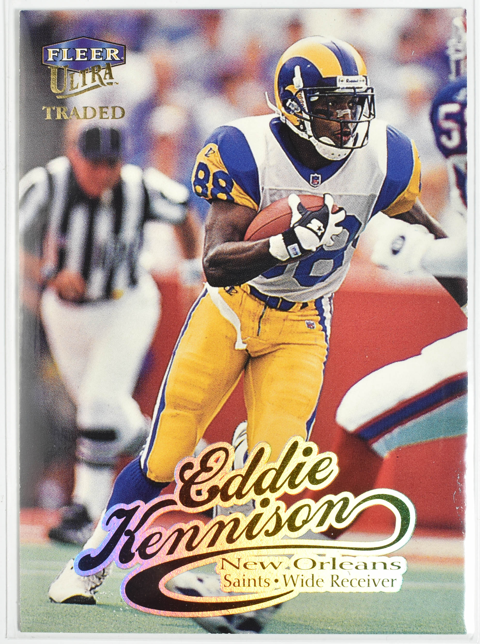 Eddie Jackson 120 Fleer 1999 Rams Football Card