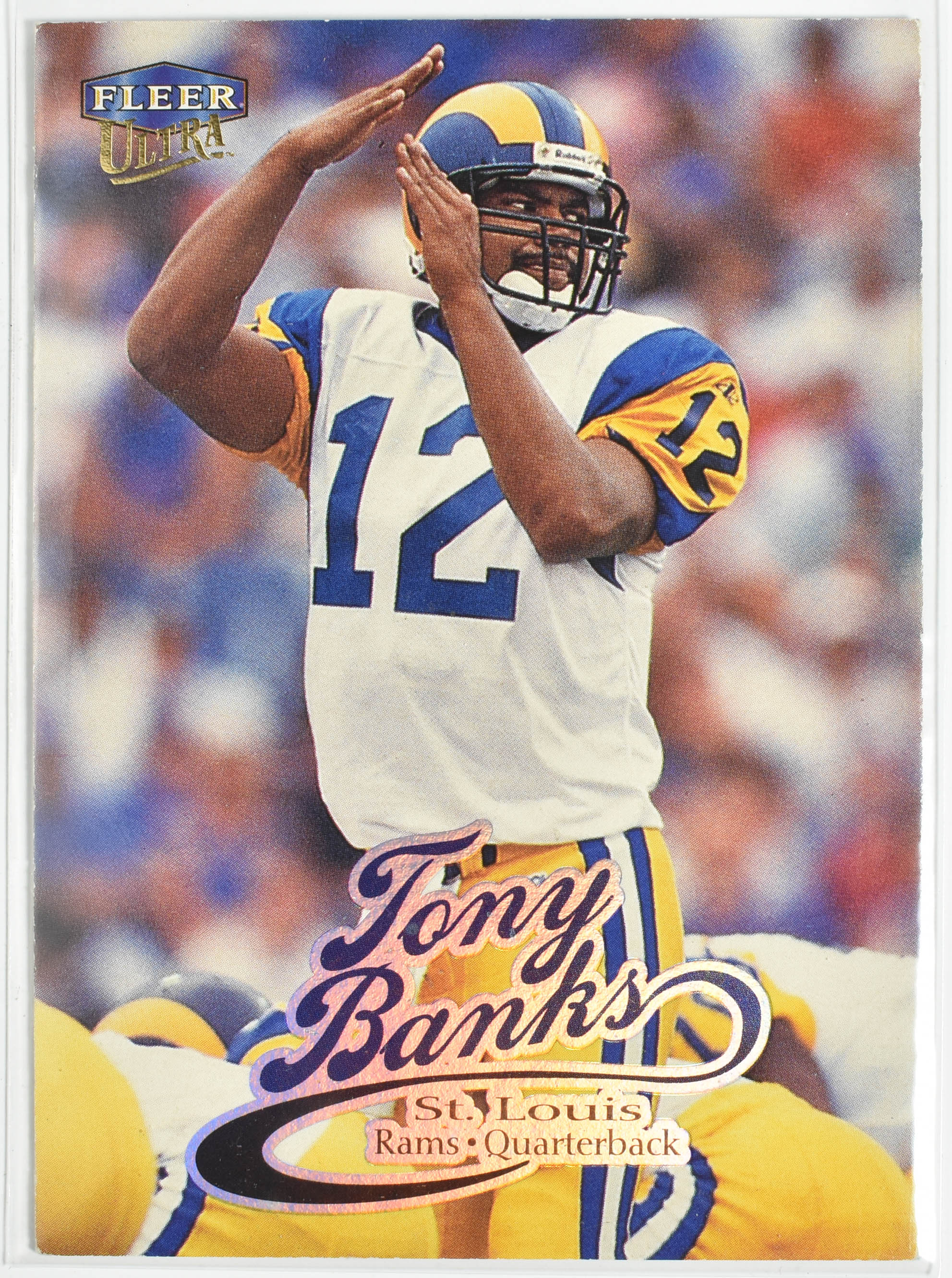 Tony Banks 124 Fleer 1999 Rams Football Card