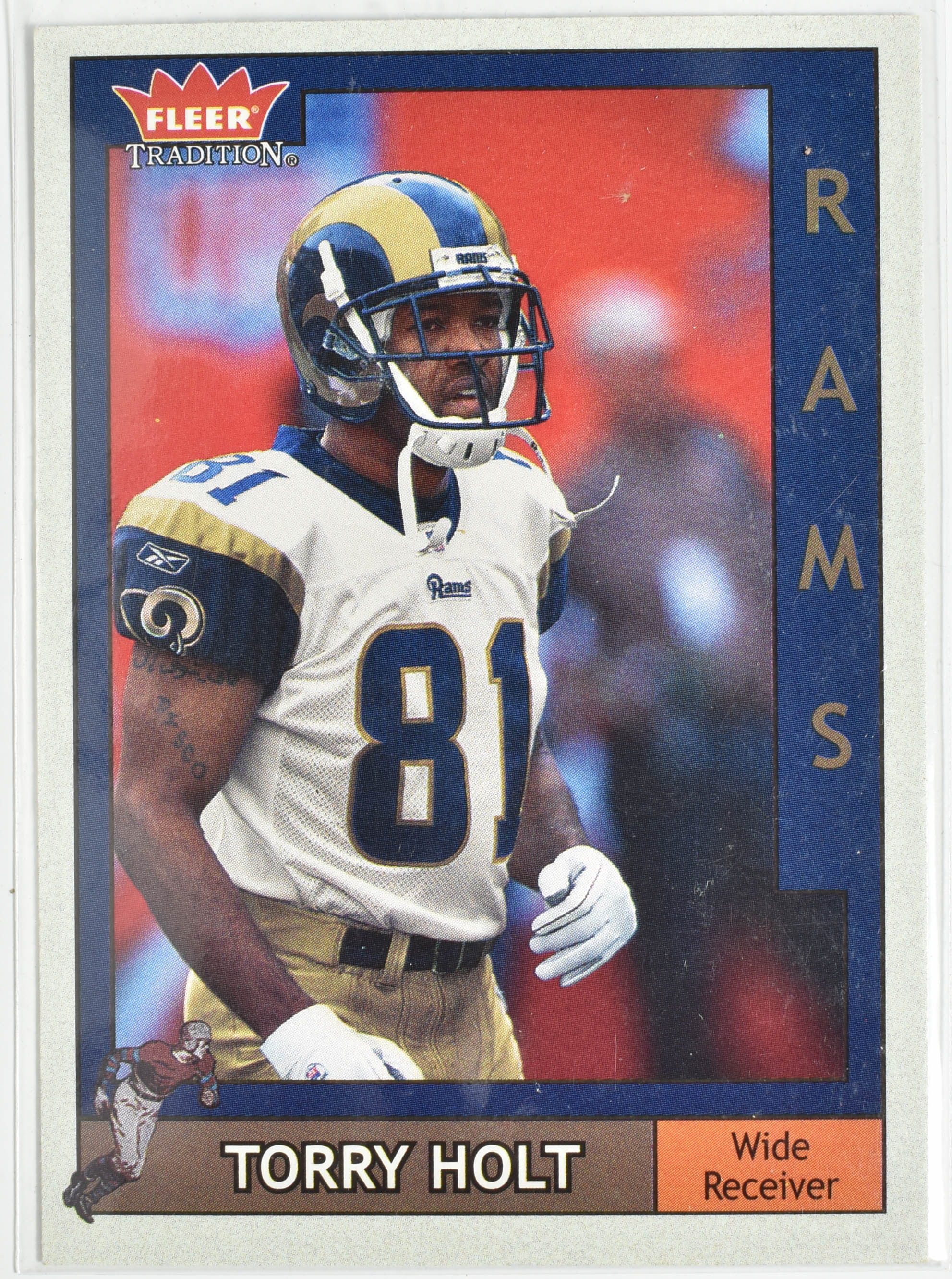 Torry Holt 182 Fleer 2003 Rams Football Card