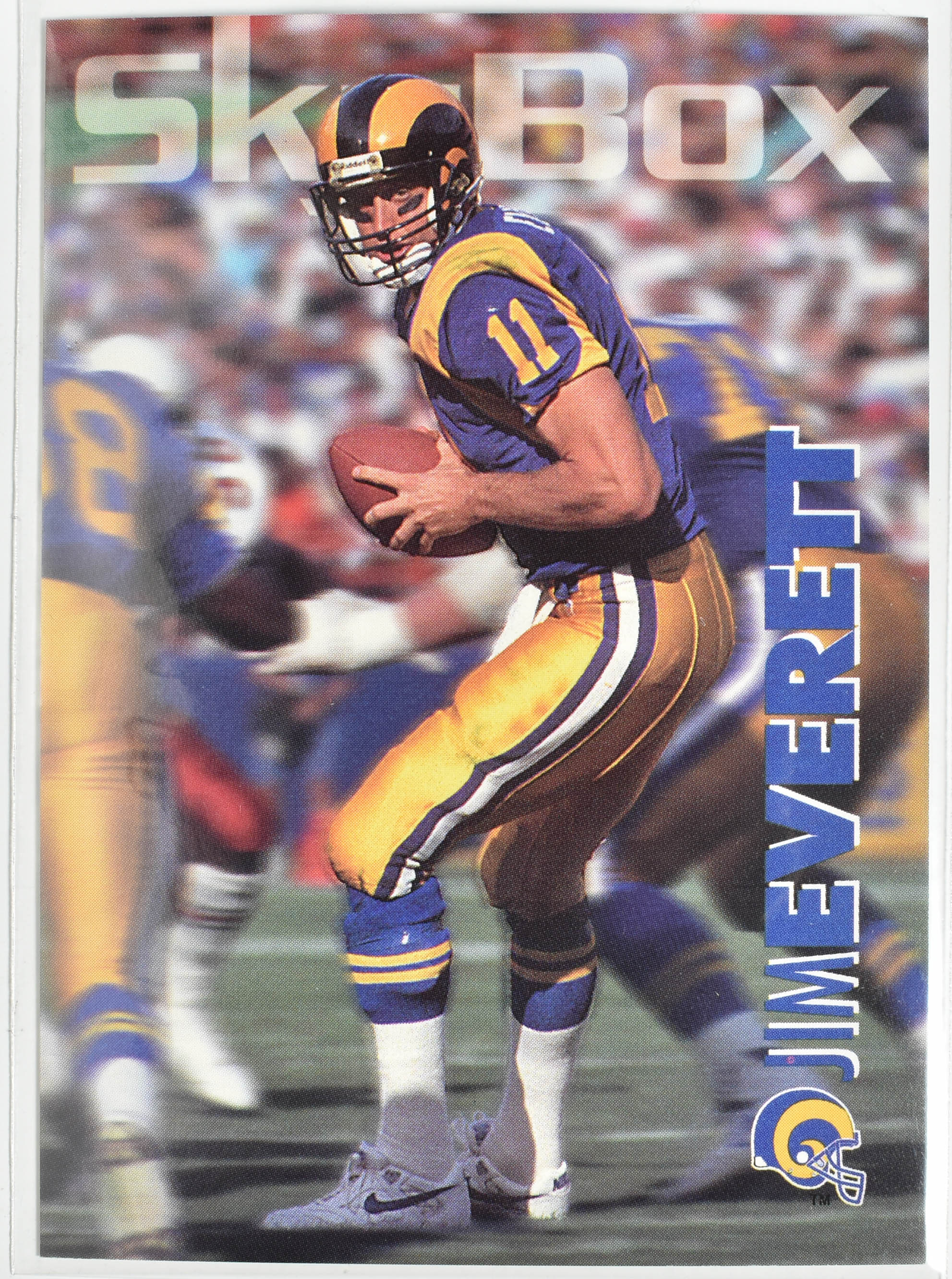 Jim Everett 165 Skybox 1993 Rams Football Card