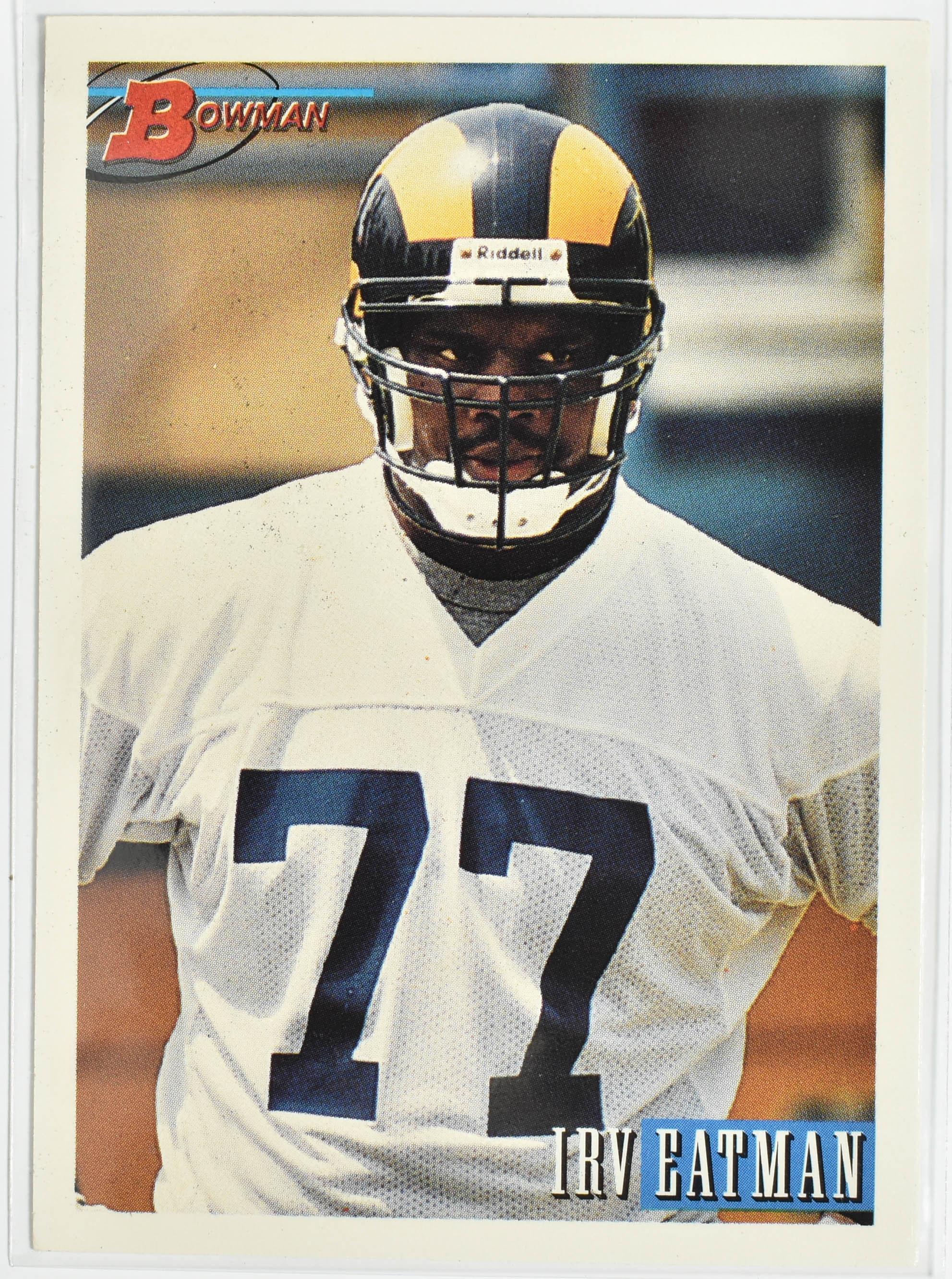 Irv Eatman 398 Topps 1993 Rams Football Card
