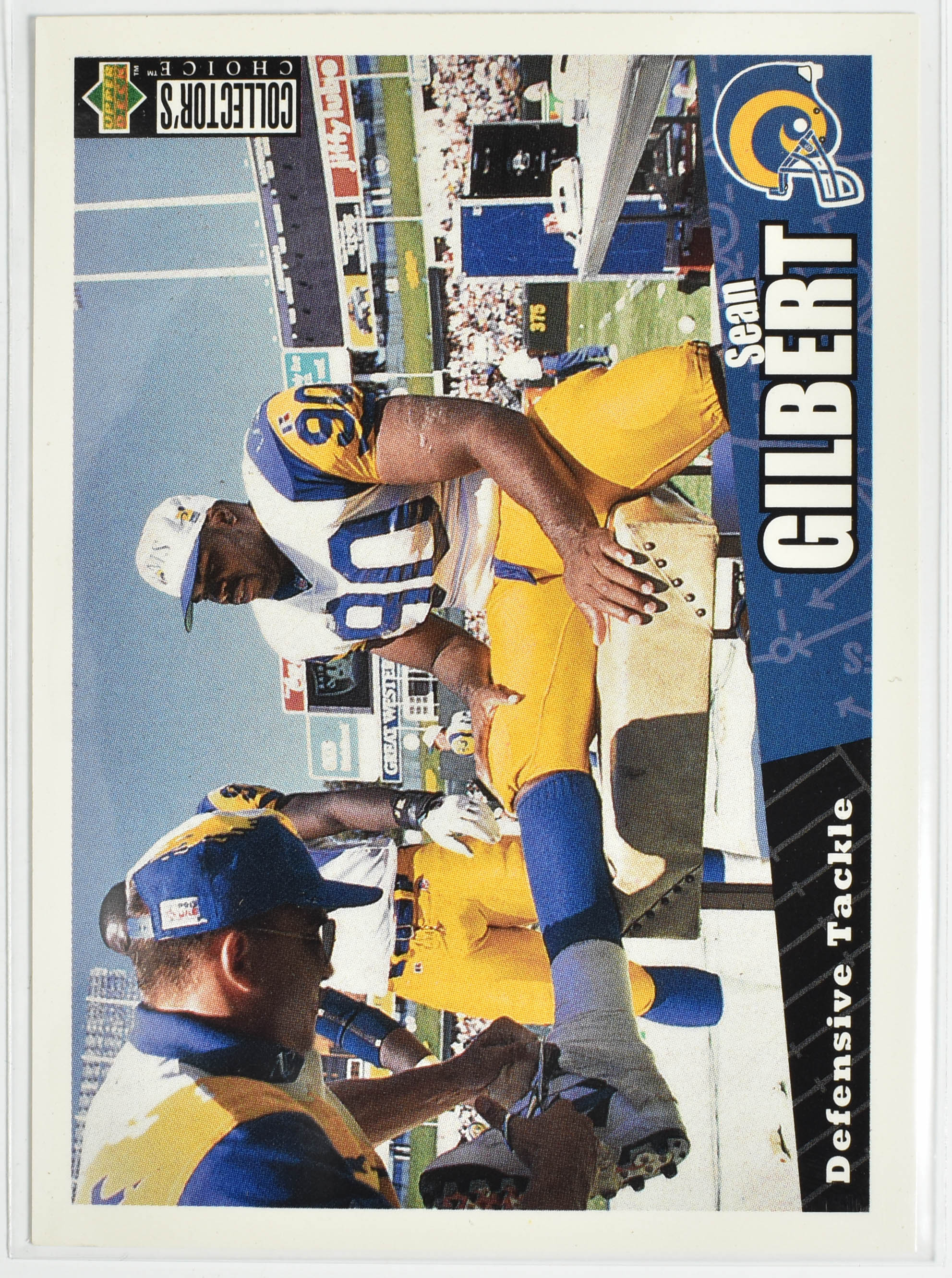 Sean Gilbert 338 Upper Deck 1996 Rams Football Card