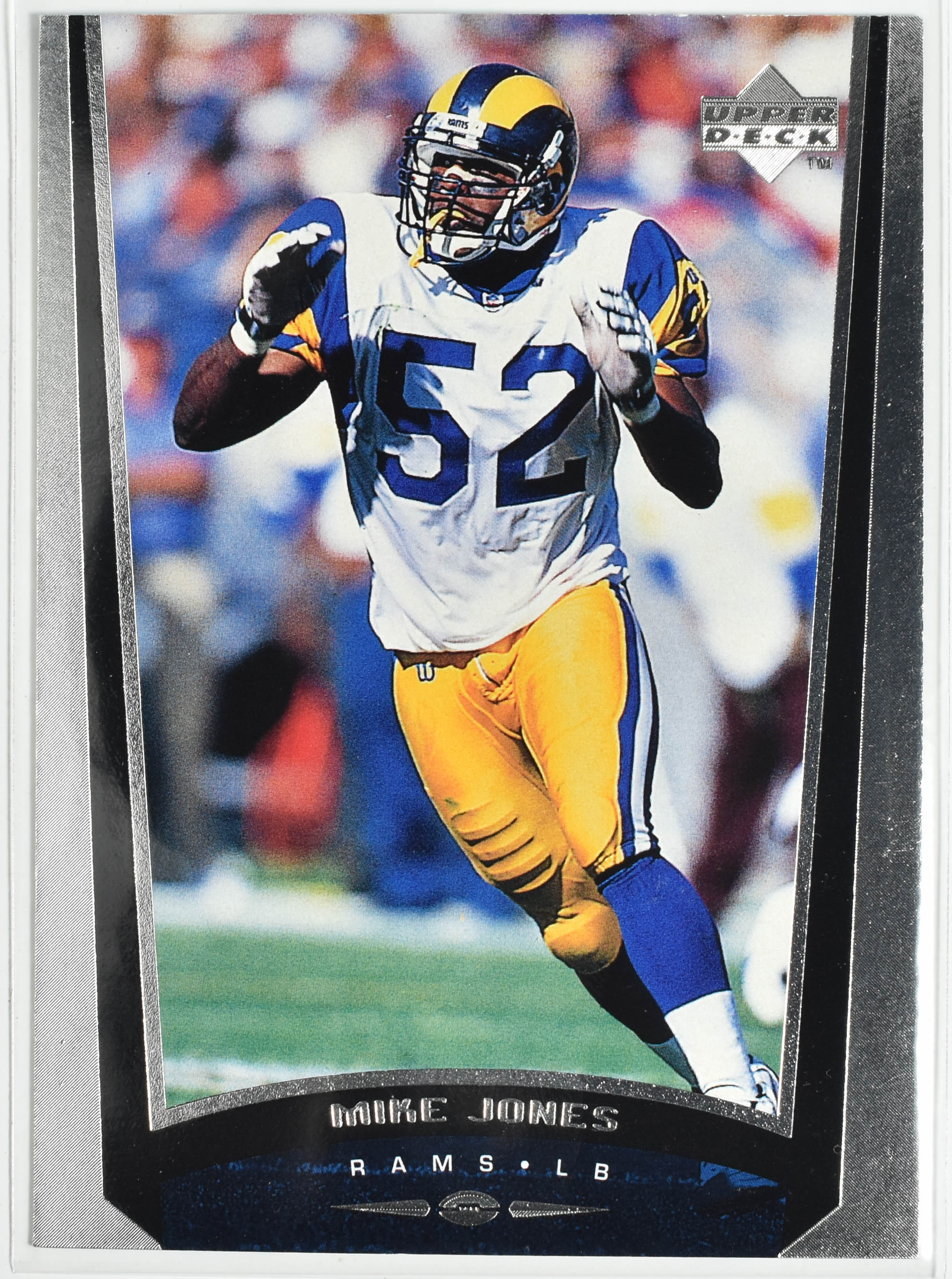 Mike Jones 208 Upper Deck 1998 Rams Football Card