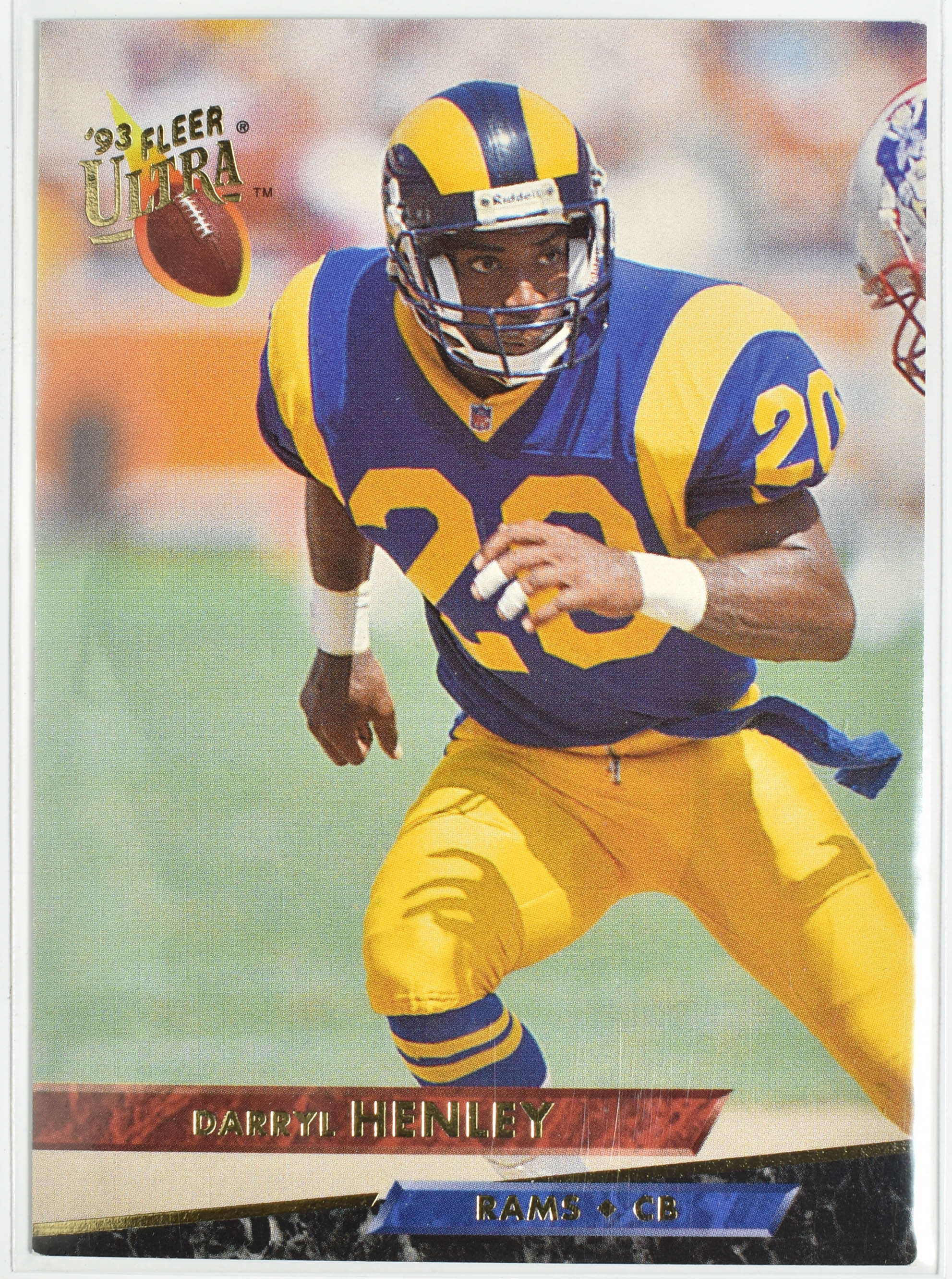 Darryl Henley 240 Fleer 1993 Rams Football Card