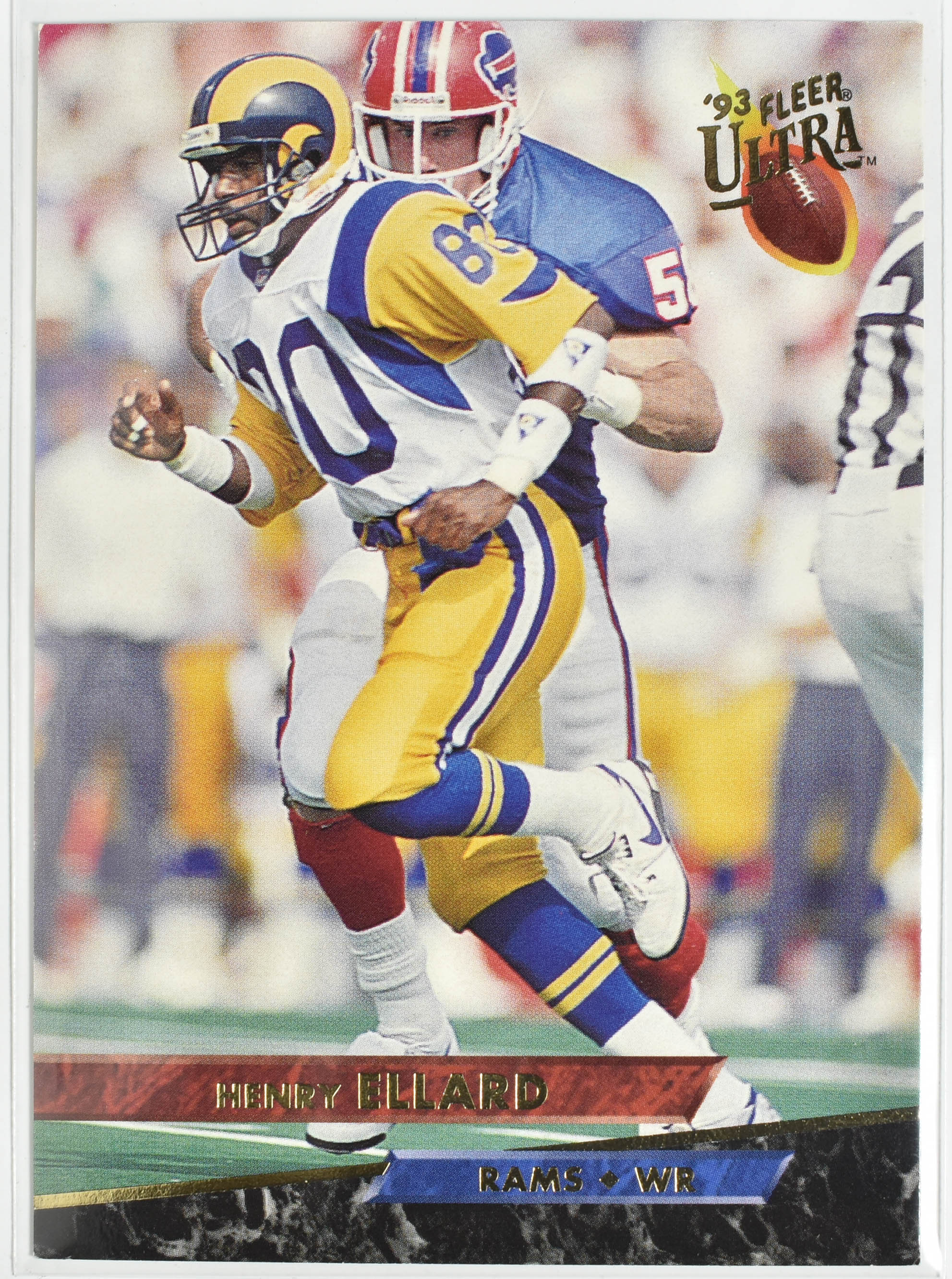 Henry Ellard 236 Fleer 1993 Rams Football Card