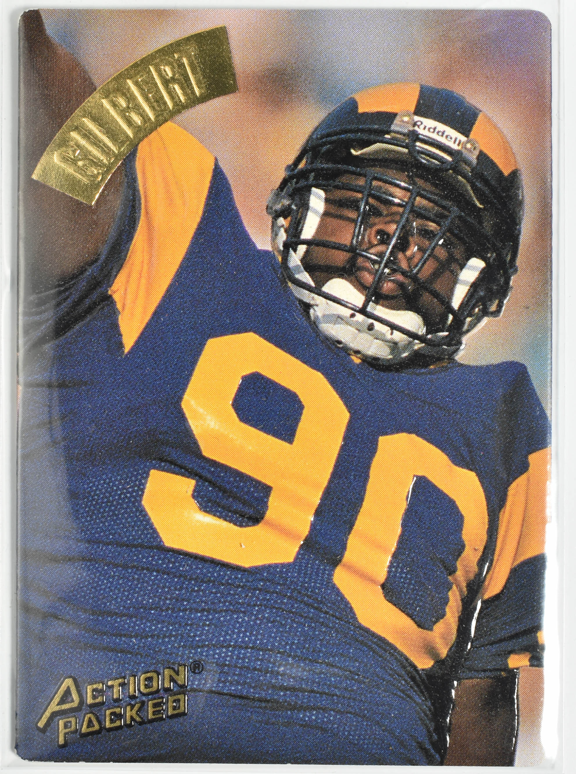 Sean Gilbert 55 Action Packed 1994 Rams Football Card