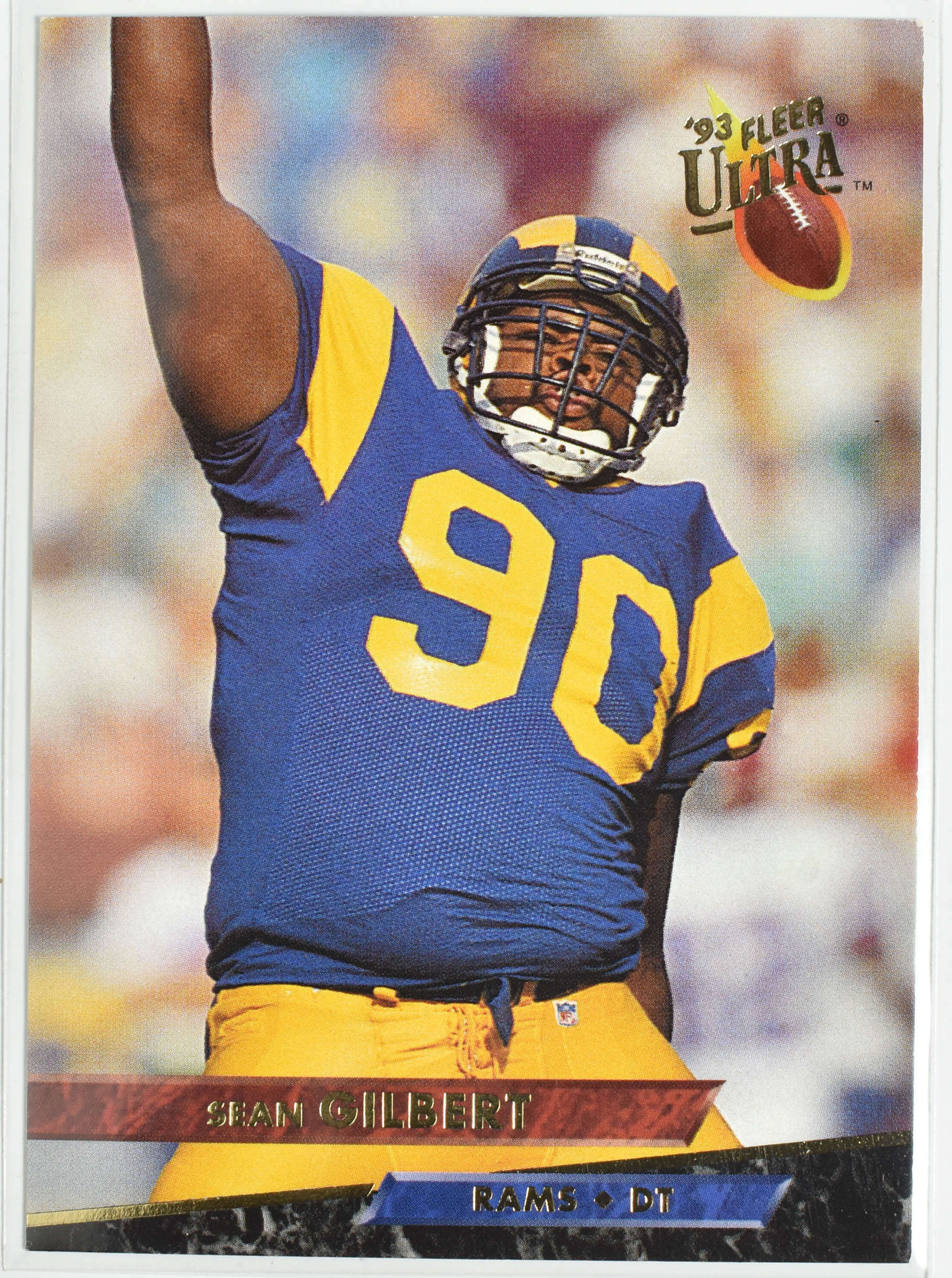 Sean Gilbert 239 Fleer 1993 Rams Football Card