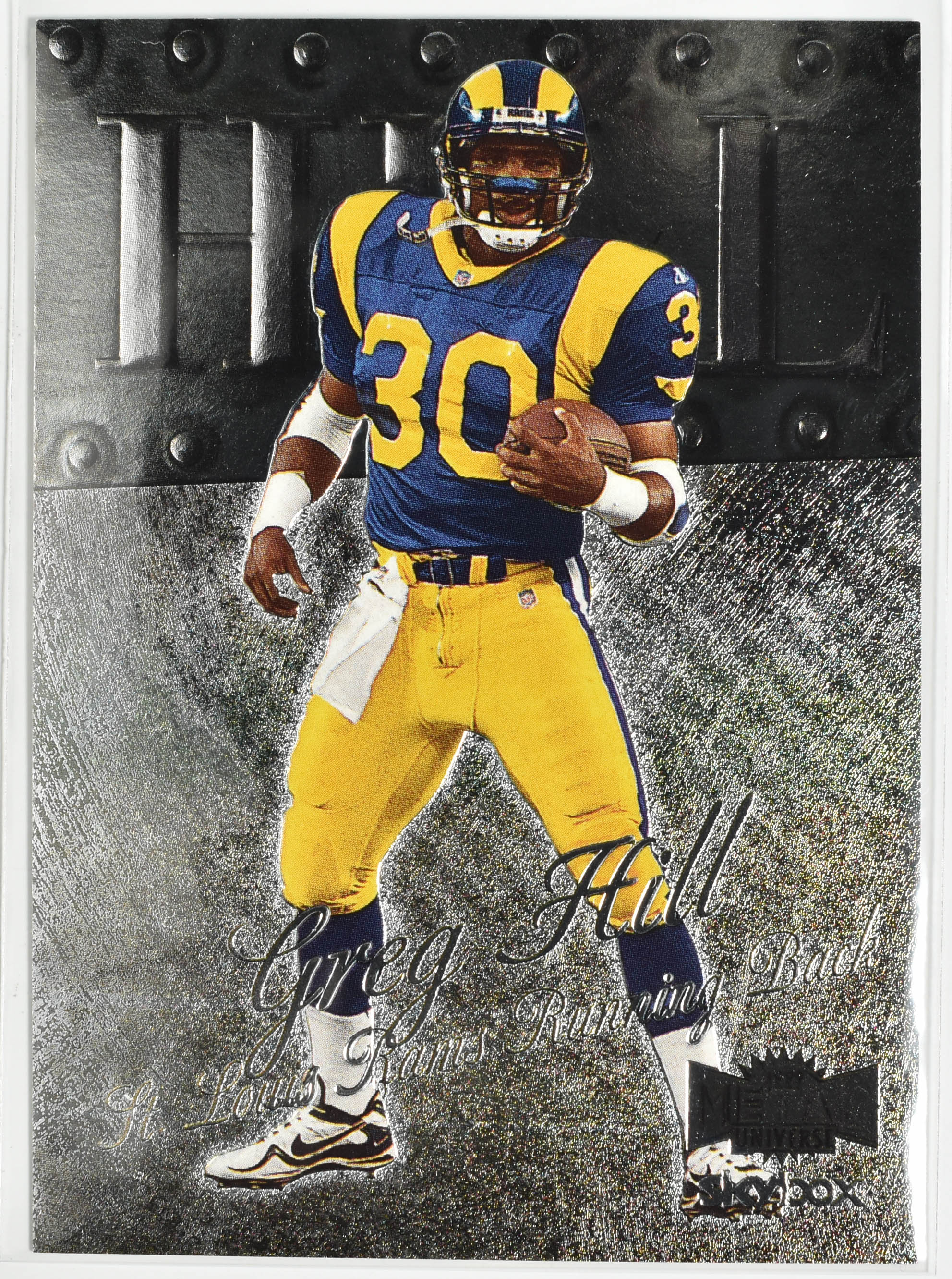 Greg Hill 124 Skybox 1999 Rams Football Card