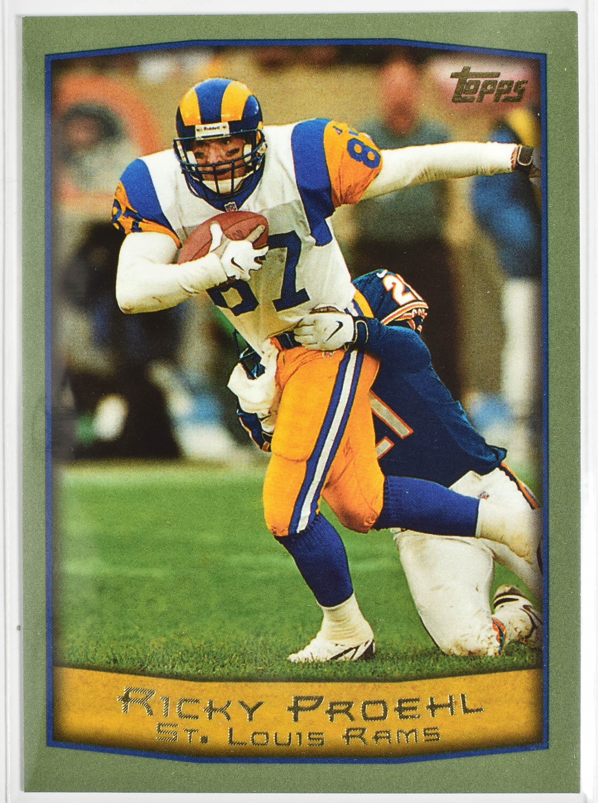 Ricky Proehl 252 Topps 1999 Rams Football Card