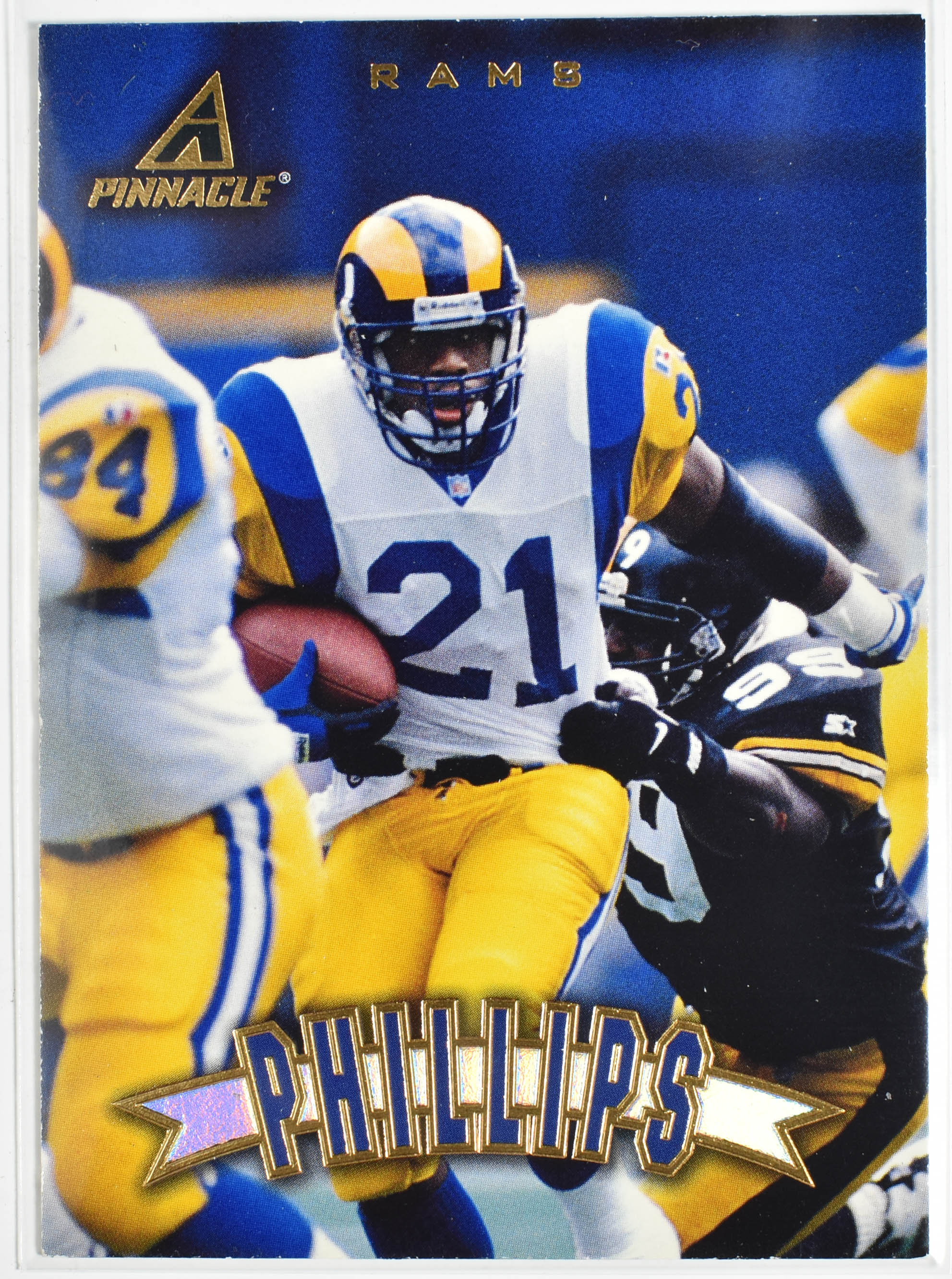 Lawrence Phillips 85 Pinnacle 1997 Rams Football Card