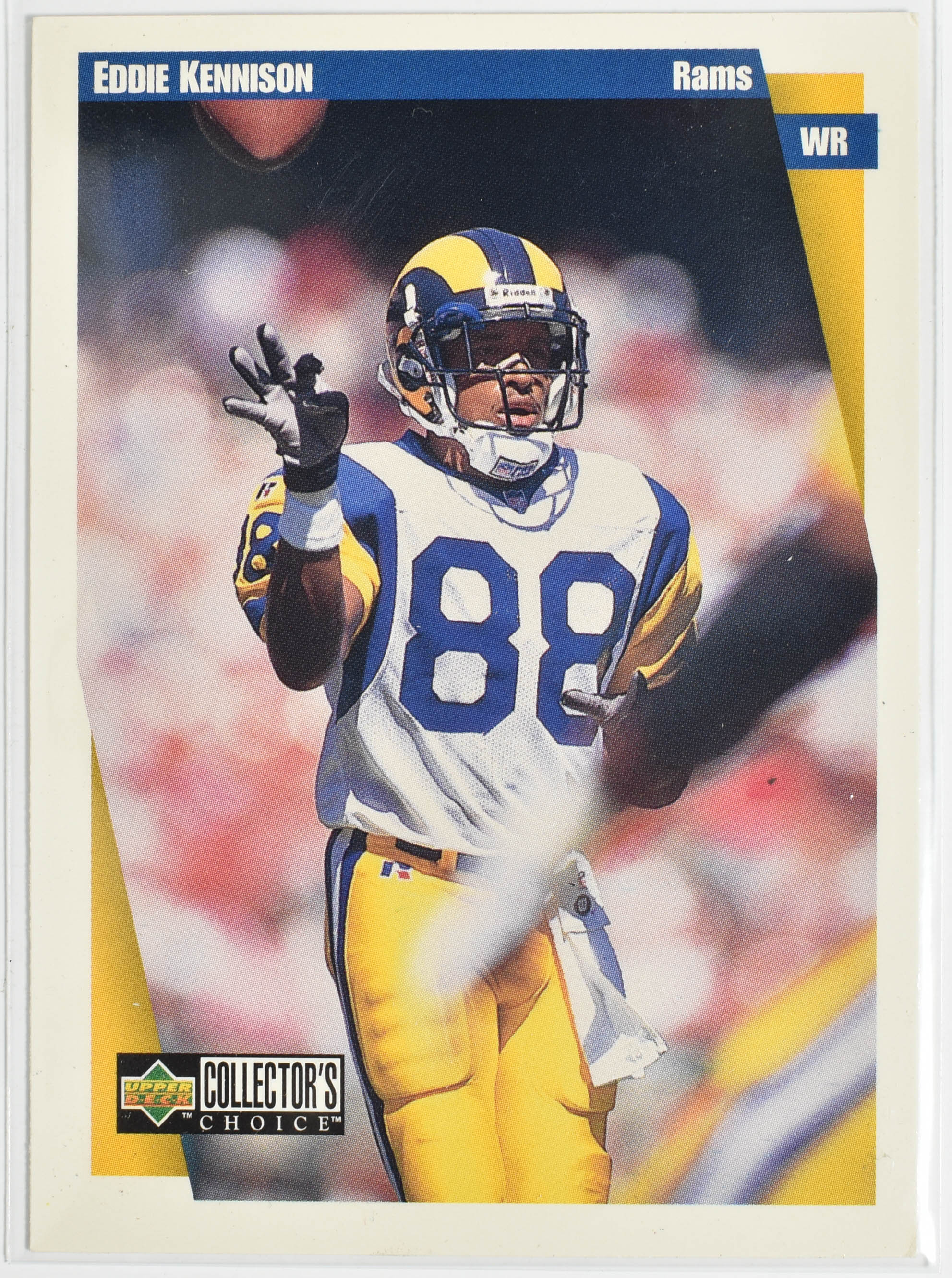Eddie Kennison 255 Upper Deck 1994 Rams Football Card