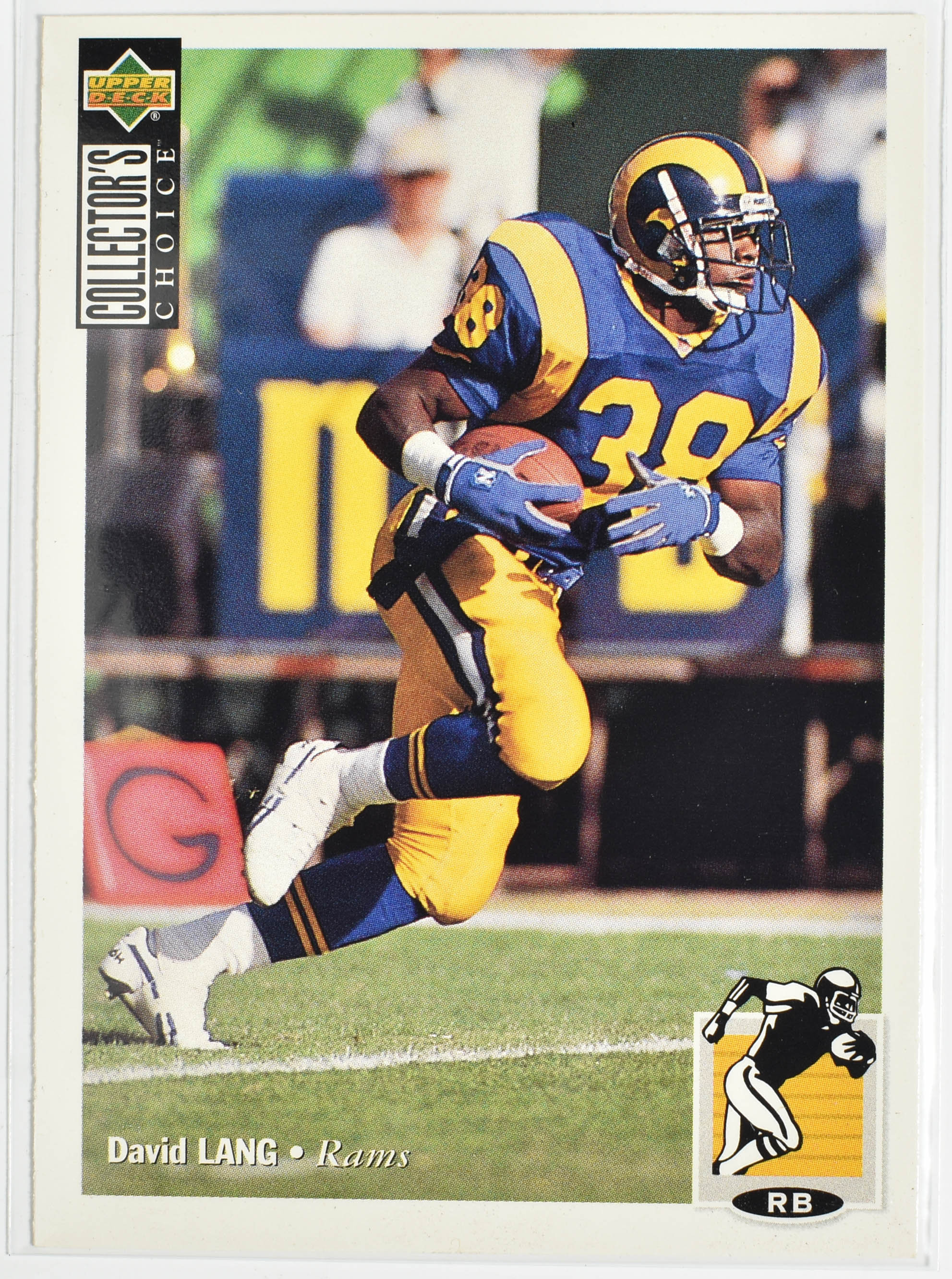 David Lang 370 Upper Deck 1994 Rams Football Card
