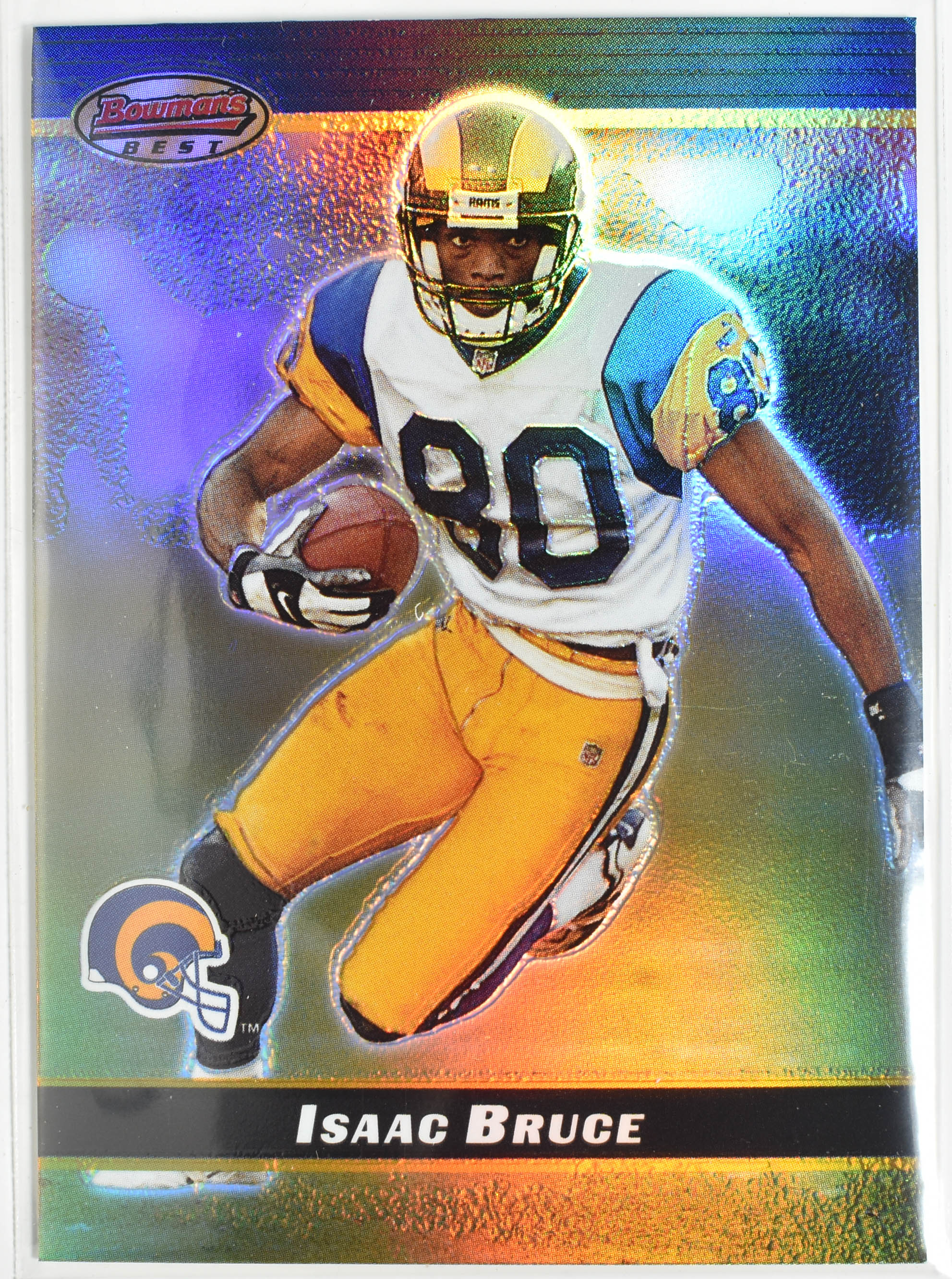 Isaac Bruce 87 Topps 2000 Rams Football Card