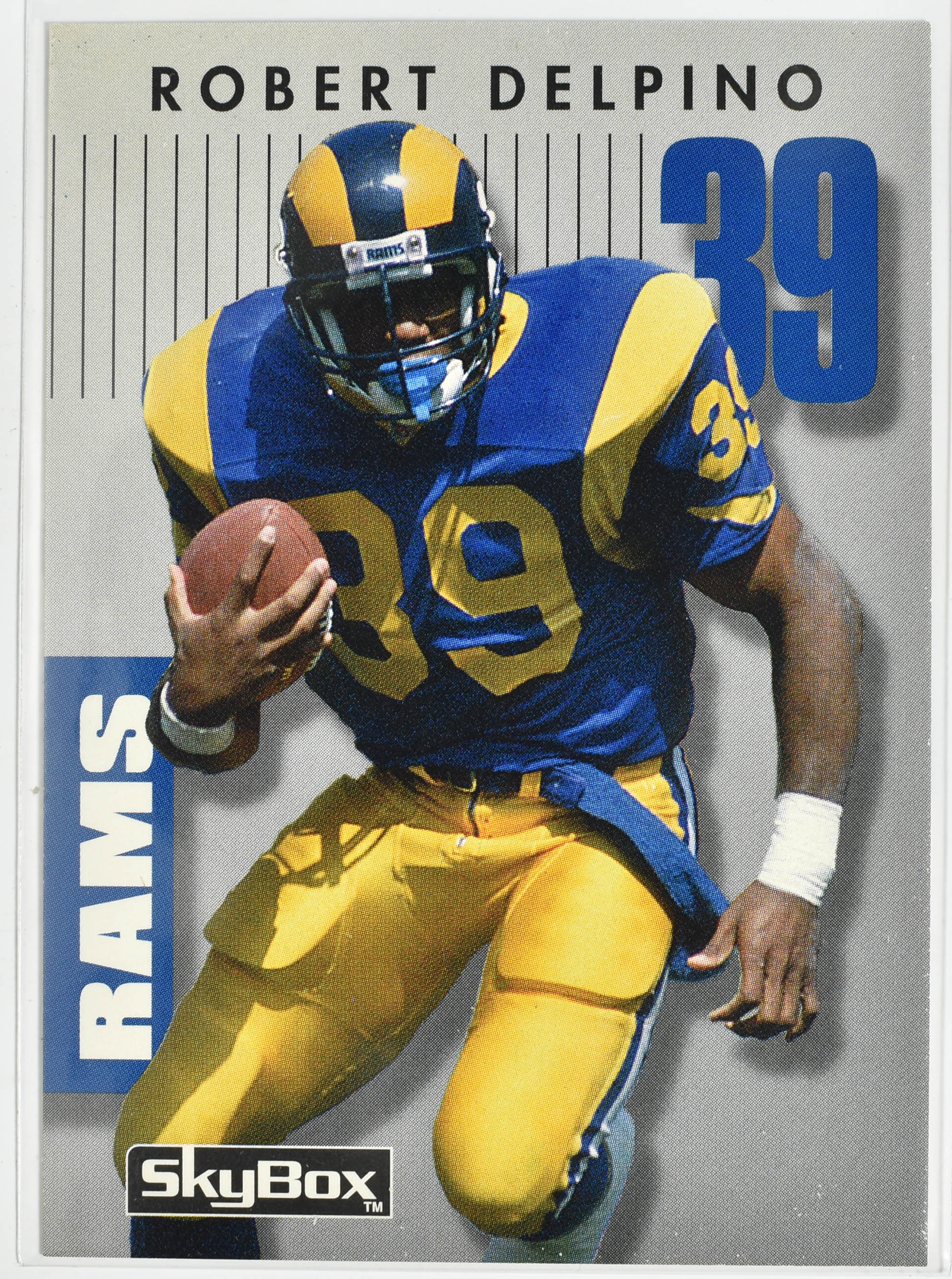 Robert Delpino 327 Skybox Rams 1992 Rams Football Card