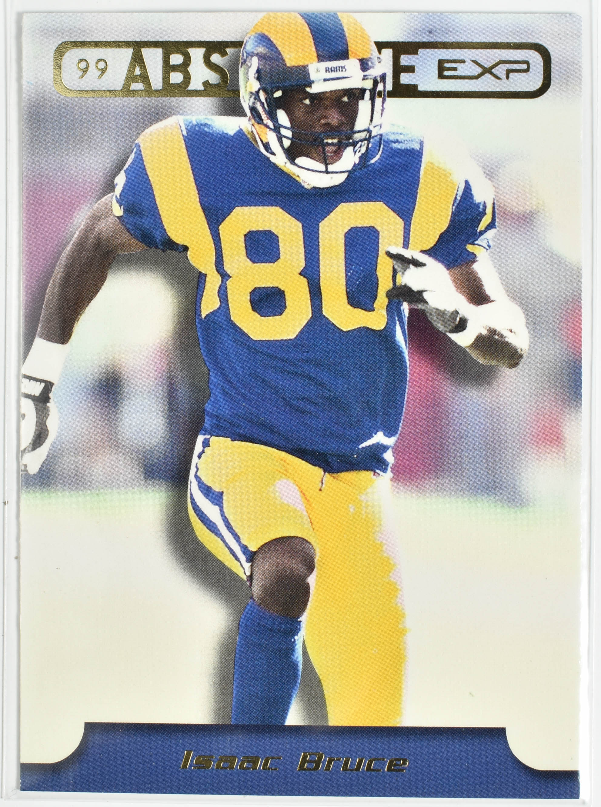 Isaac Bruce 177 Absolute 1999 Rams Football Card