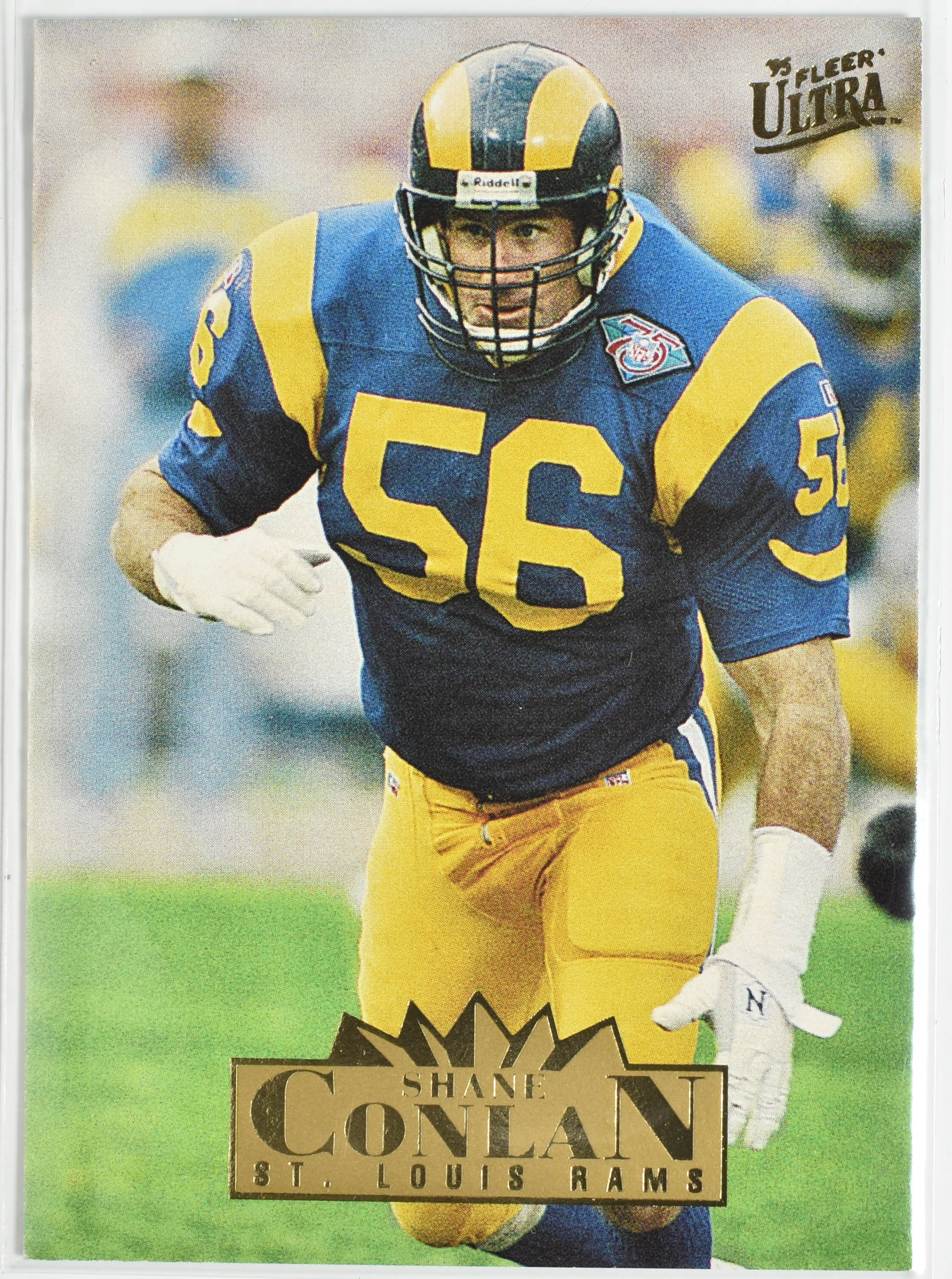 Shane Conlan 274 Fleer 1995 Rams Football Card