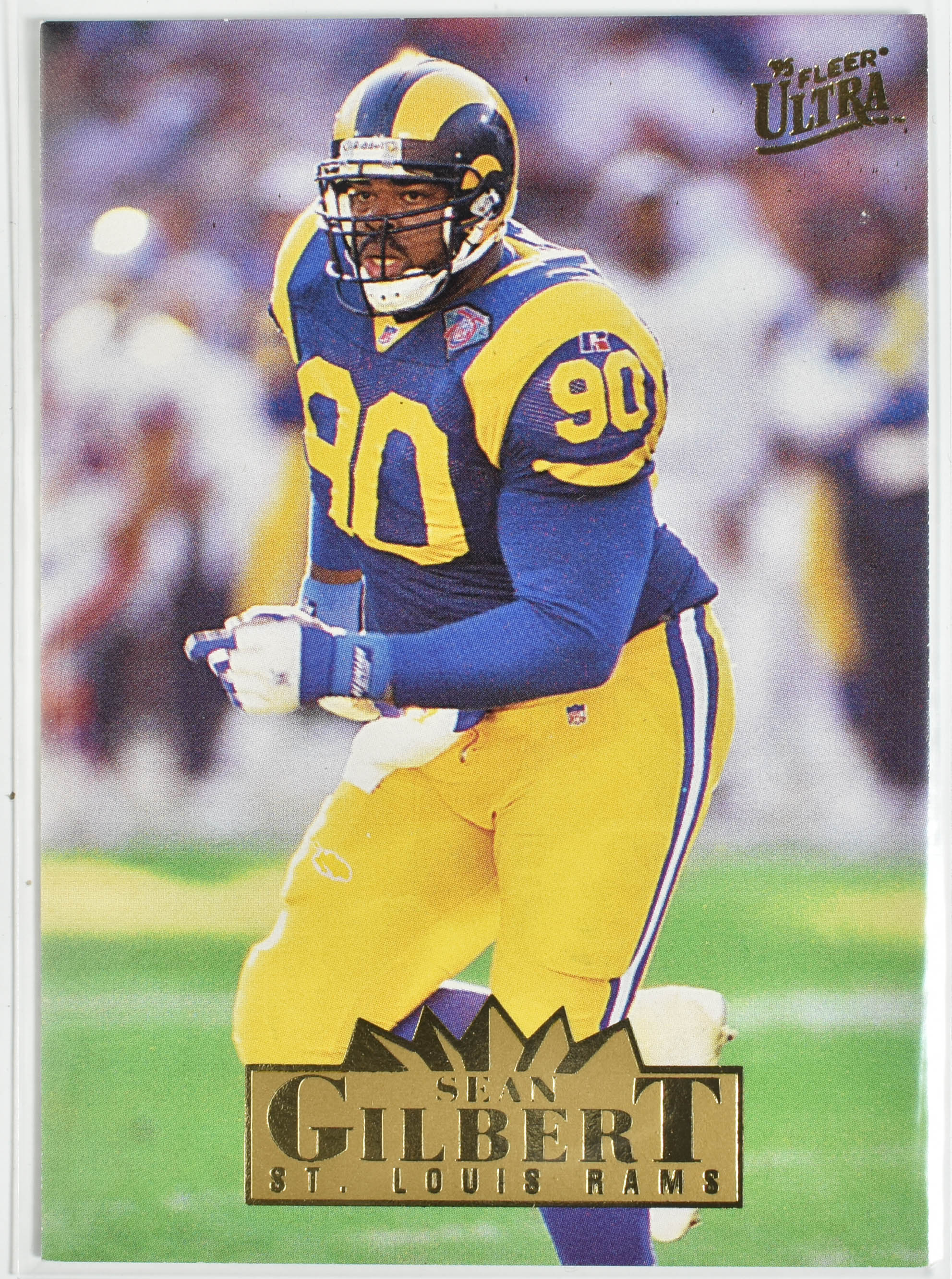 Sean Gilbert 276 Fleer 1995 Rams Football Card