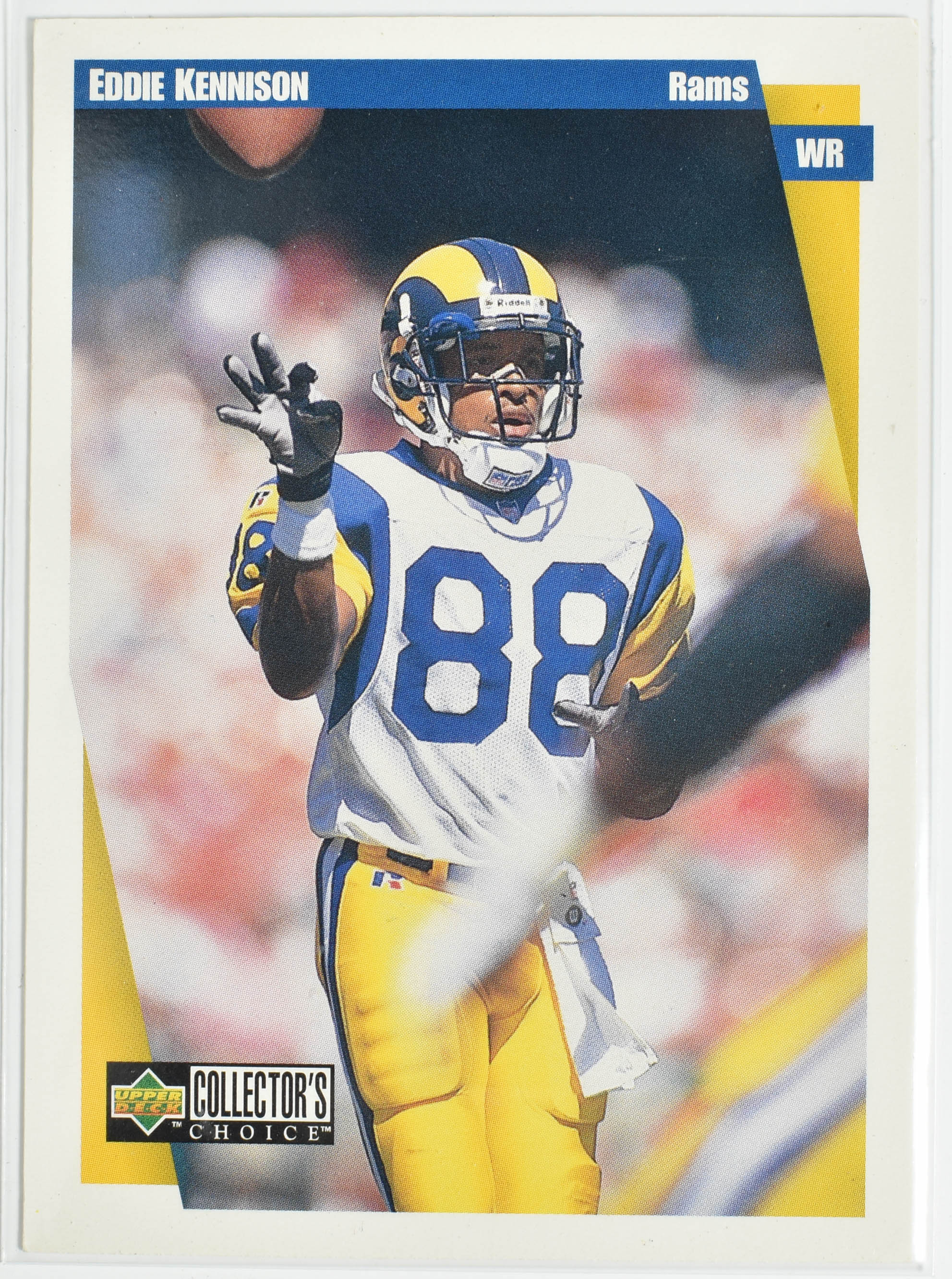Eddie Kennison 255 1997 Upper Deck Rams Football Card