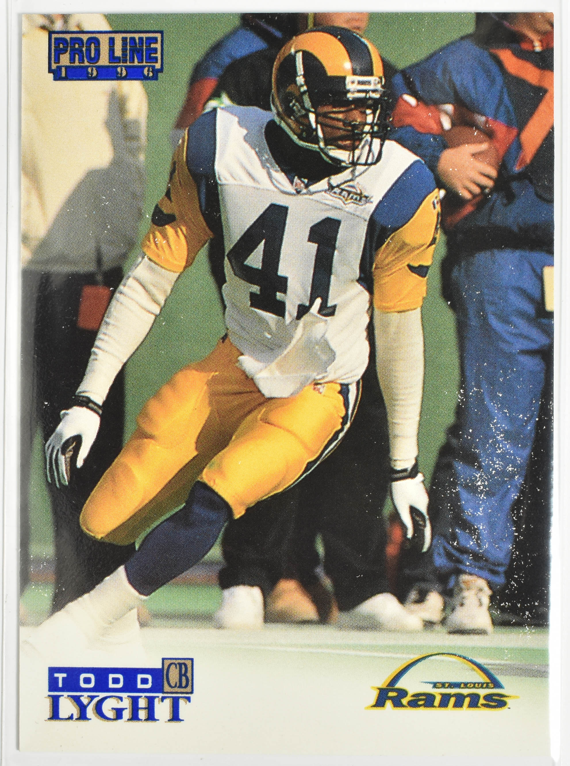 Todd Lyght 286 Score 1996 Rams Football Card