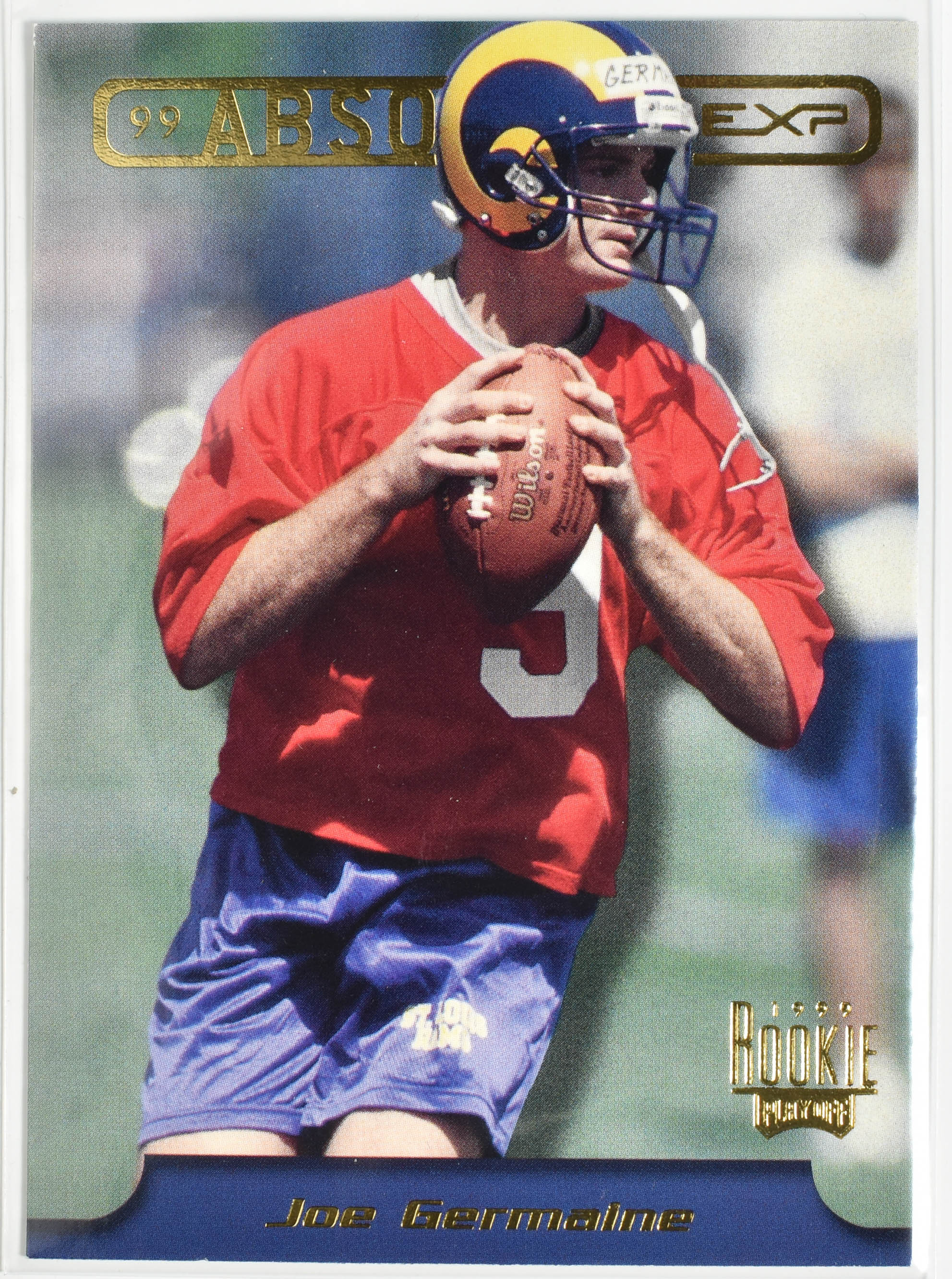 Joe Germaine 32 1999 Absolute Rams Football Card