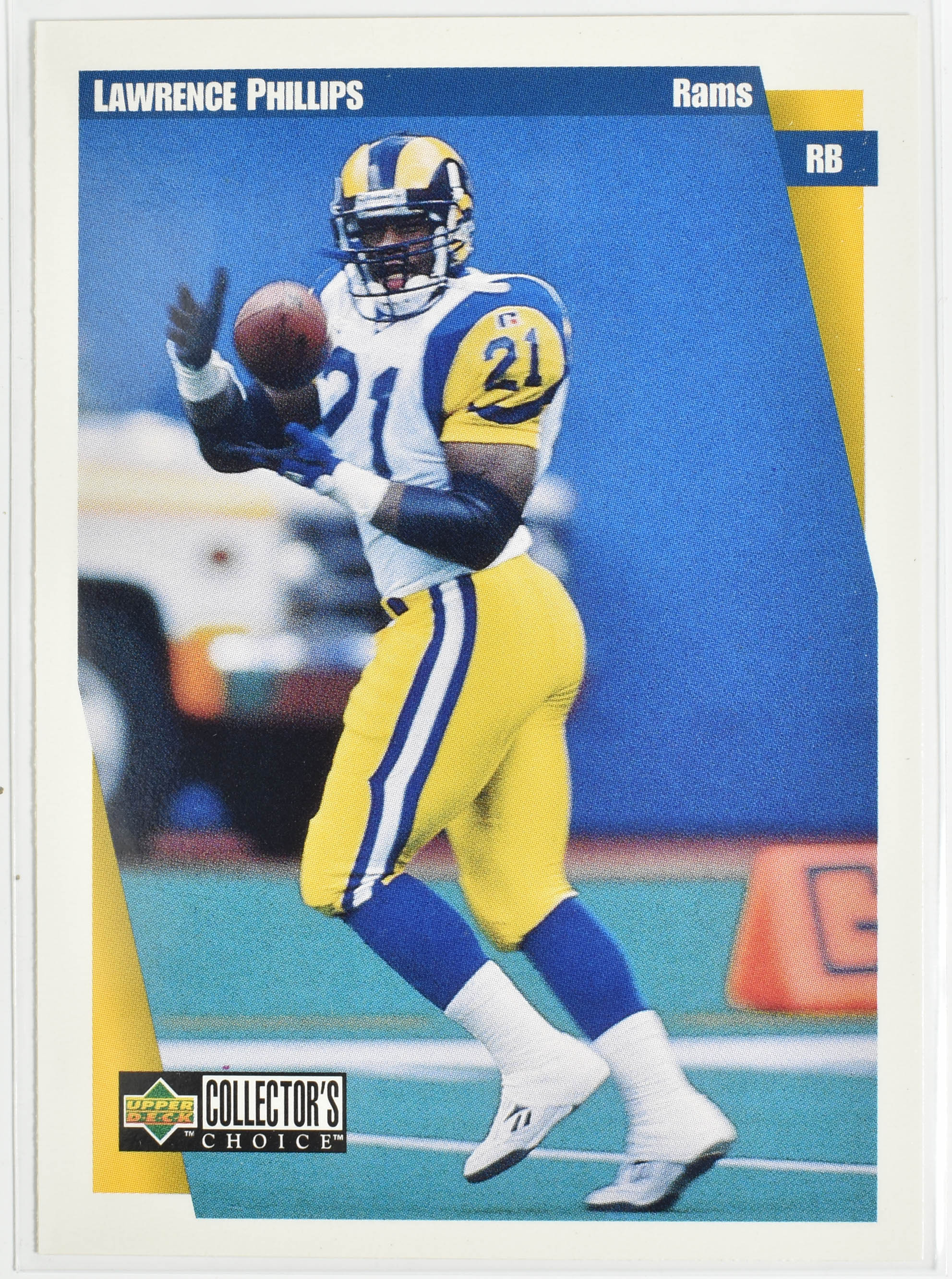 Lawrence Phillips 253 Upper Deck 1997 Rams Football Card