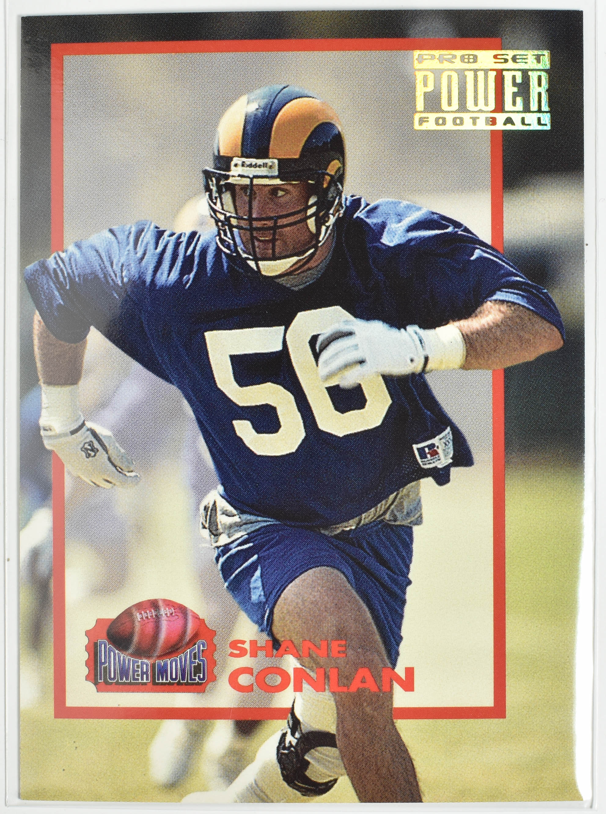 Shane Conlan PM13 Pro Set 1993 Rams Football Card