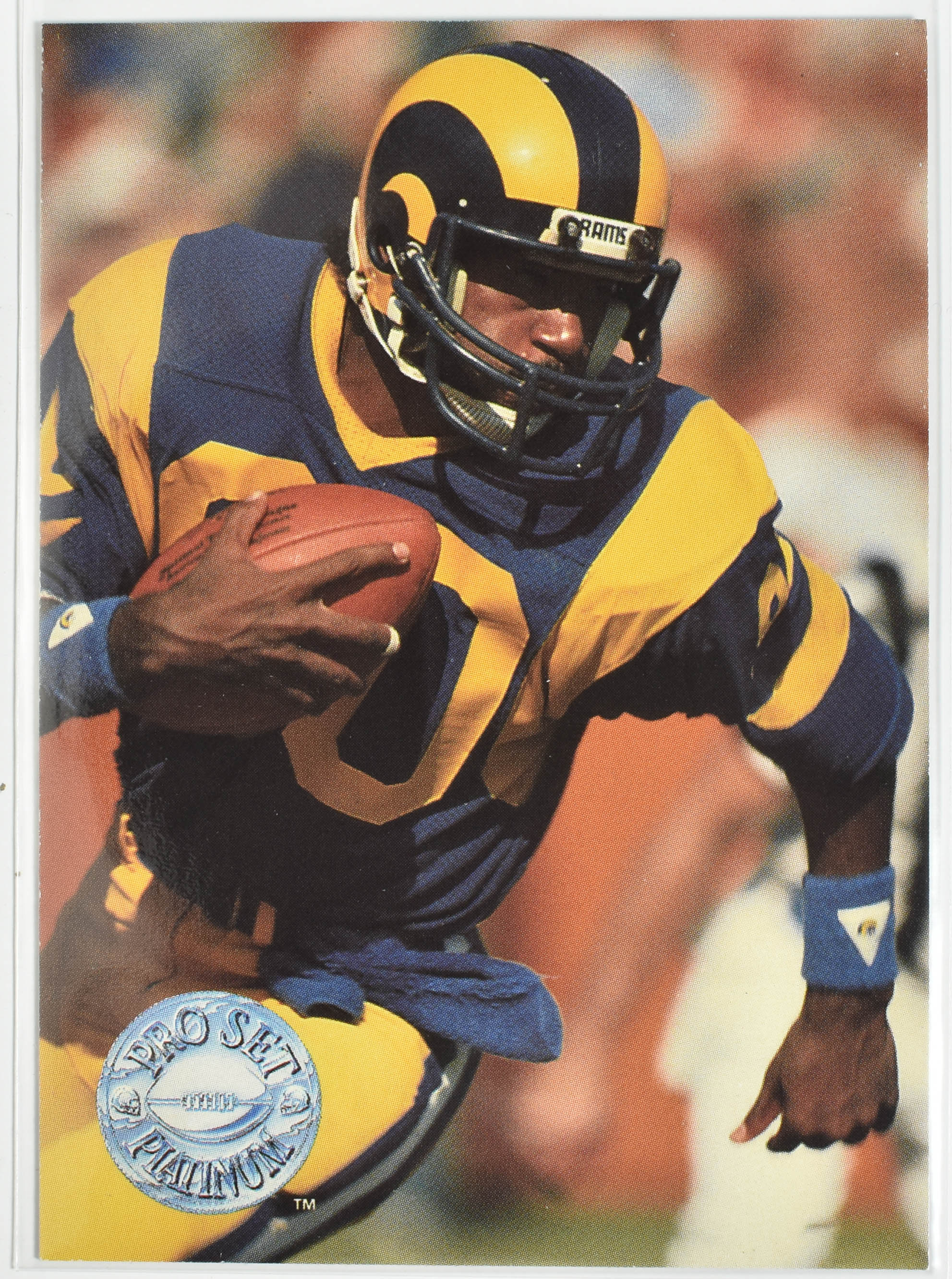 Henry Ellard 215 Pro Set Football Card 1991 Rams Football Card