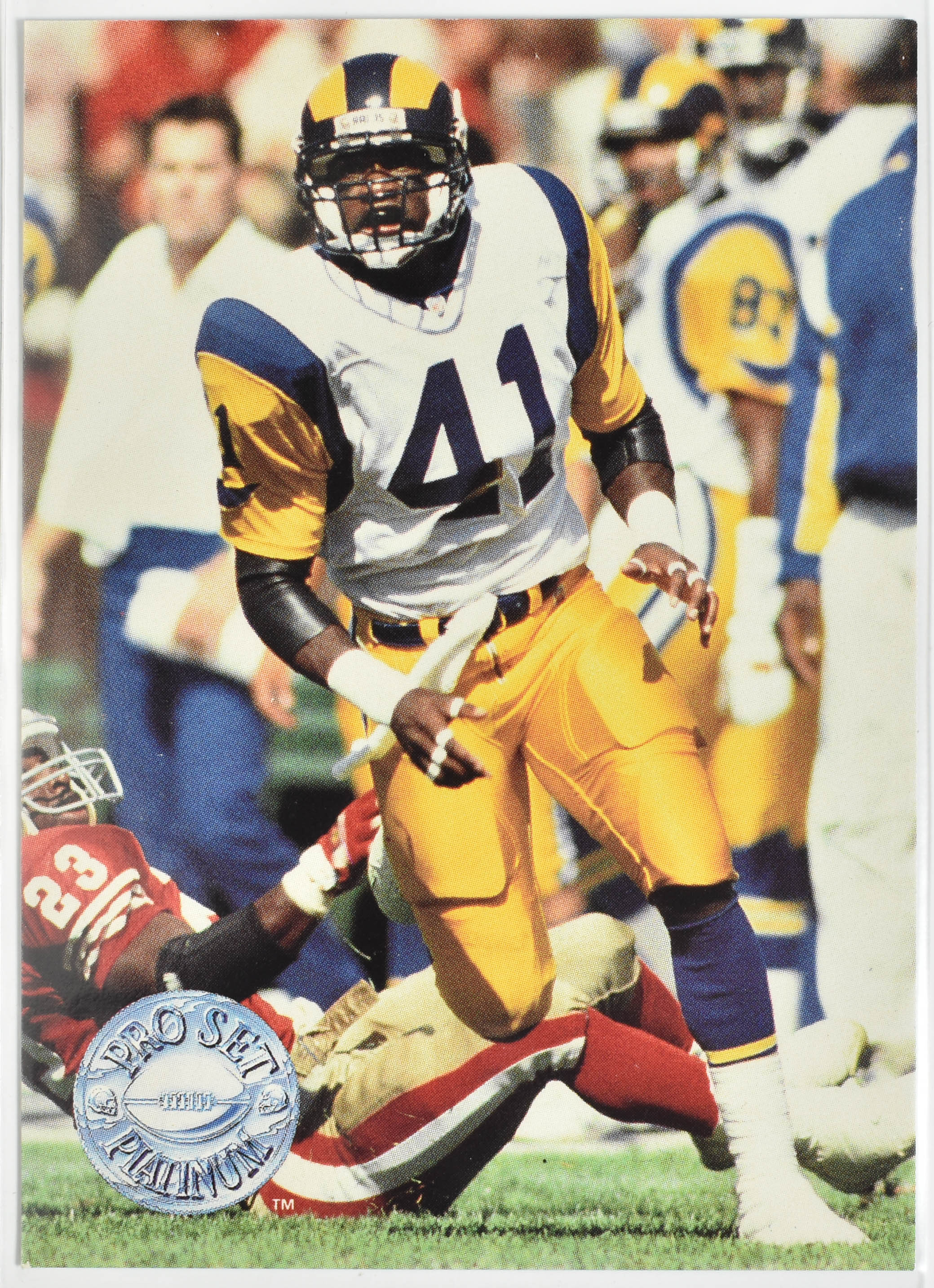 Todd Lyght 296 Pro Set Rams Football Card