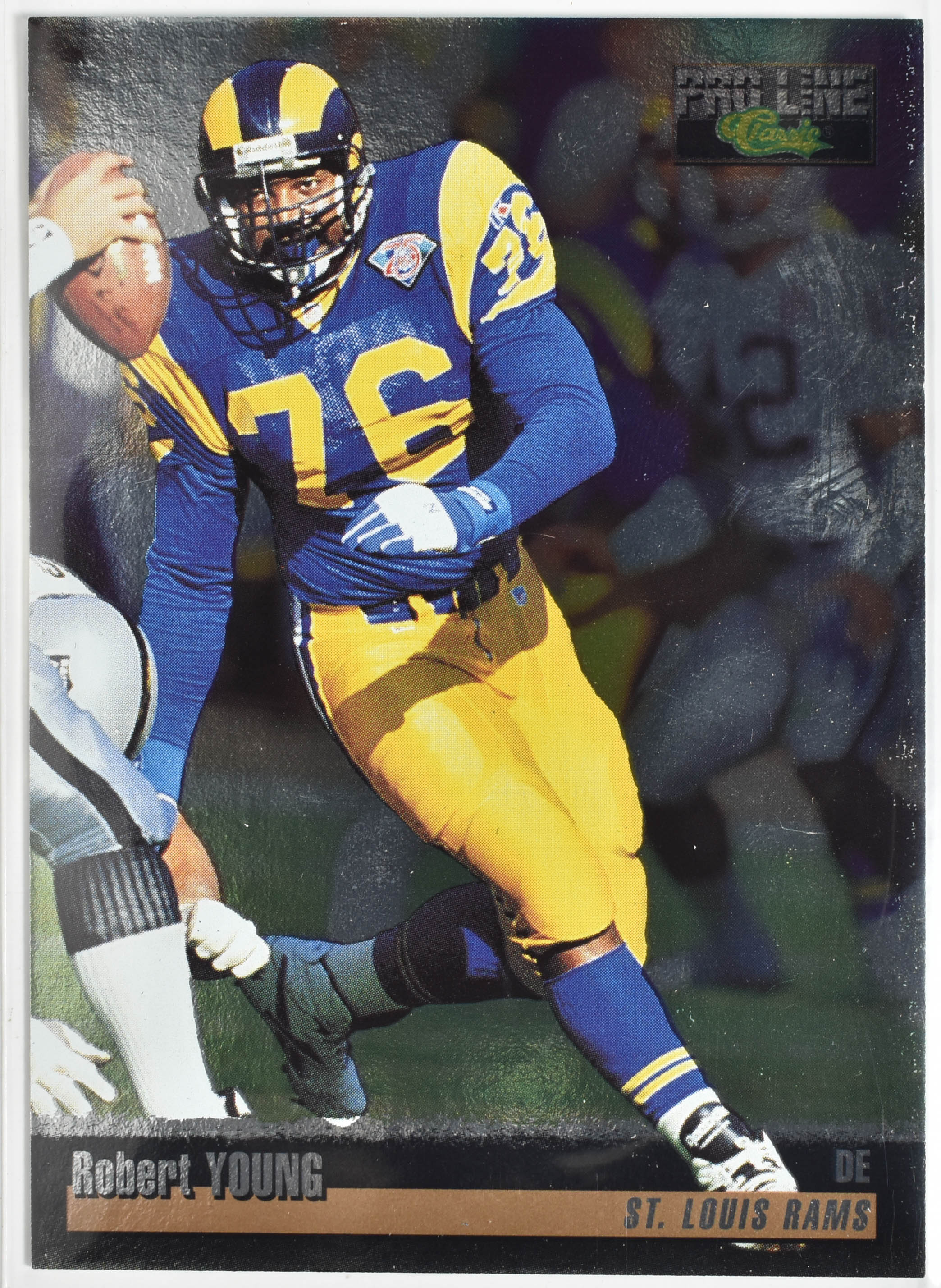 Robert Young 41 Classic Games 1995 Rams Football Card