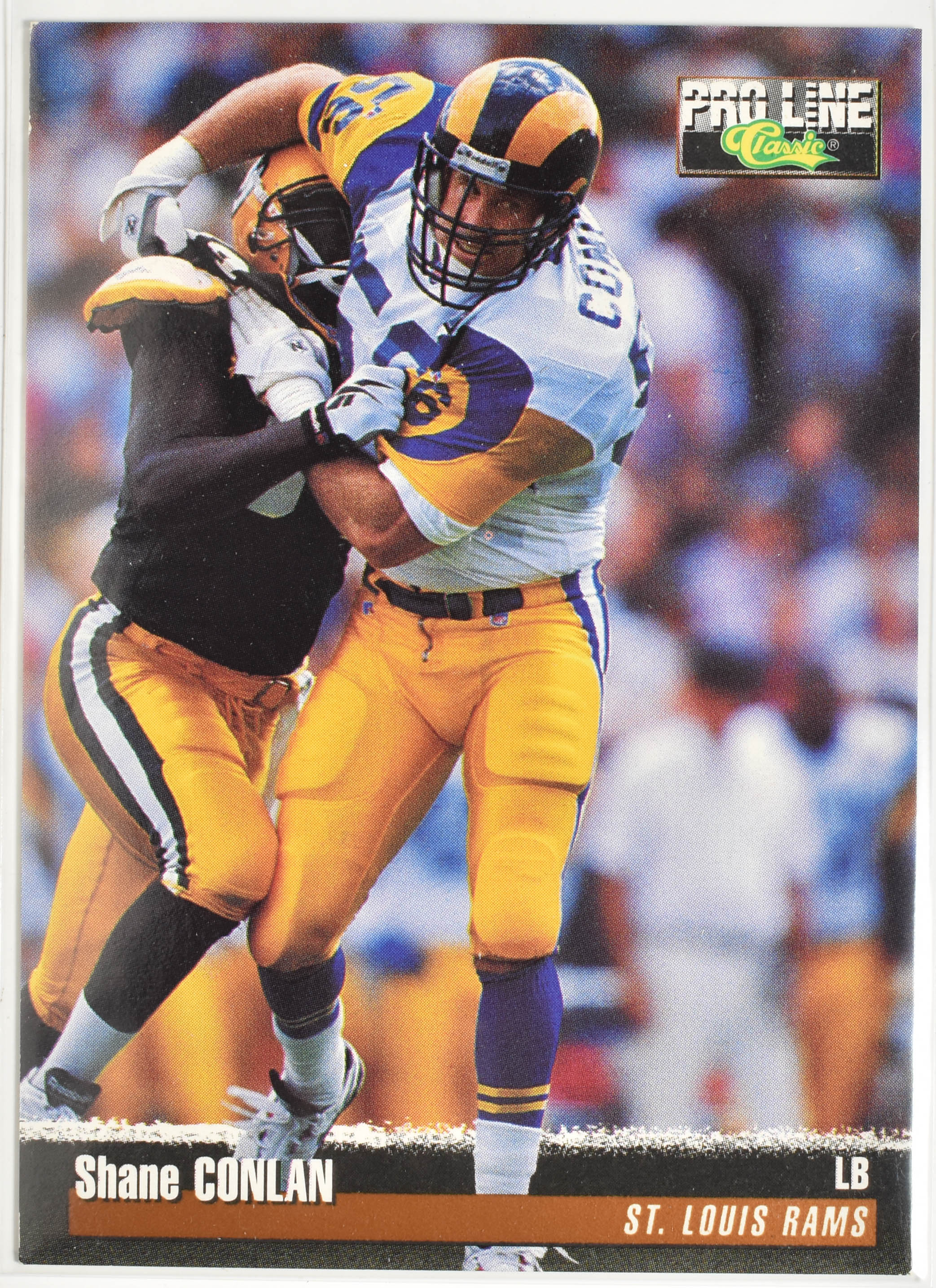 Shane Conlan 116 Classic Games 1995 Rams Football Card
