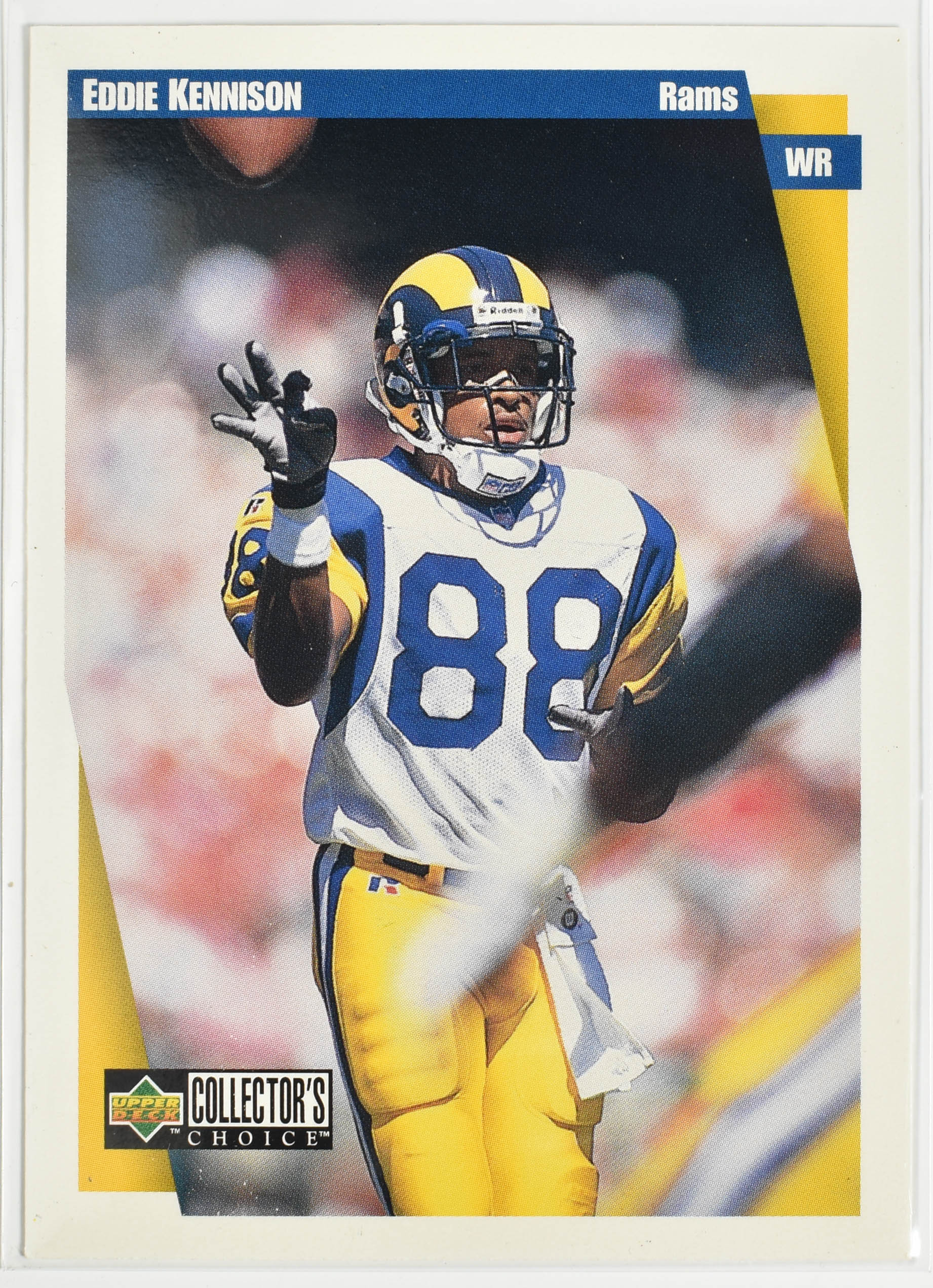 Eddie Kennison 255 Upper Deck 1997 Rams Football Card