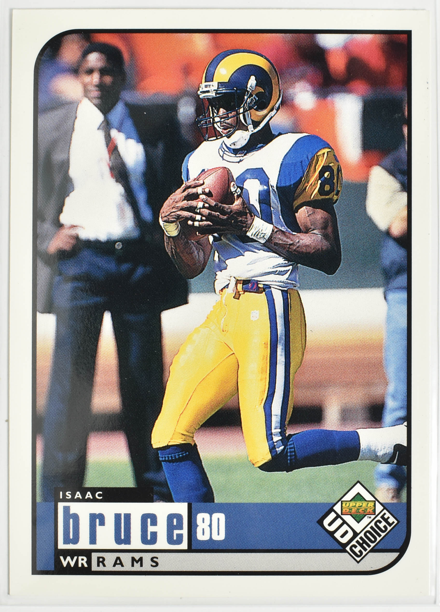 Issac Bruce 151 Upper Deck 1998 Rams Football Card