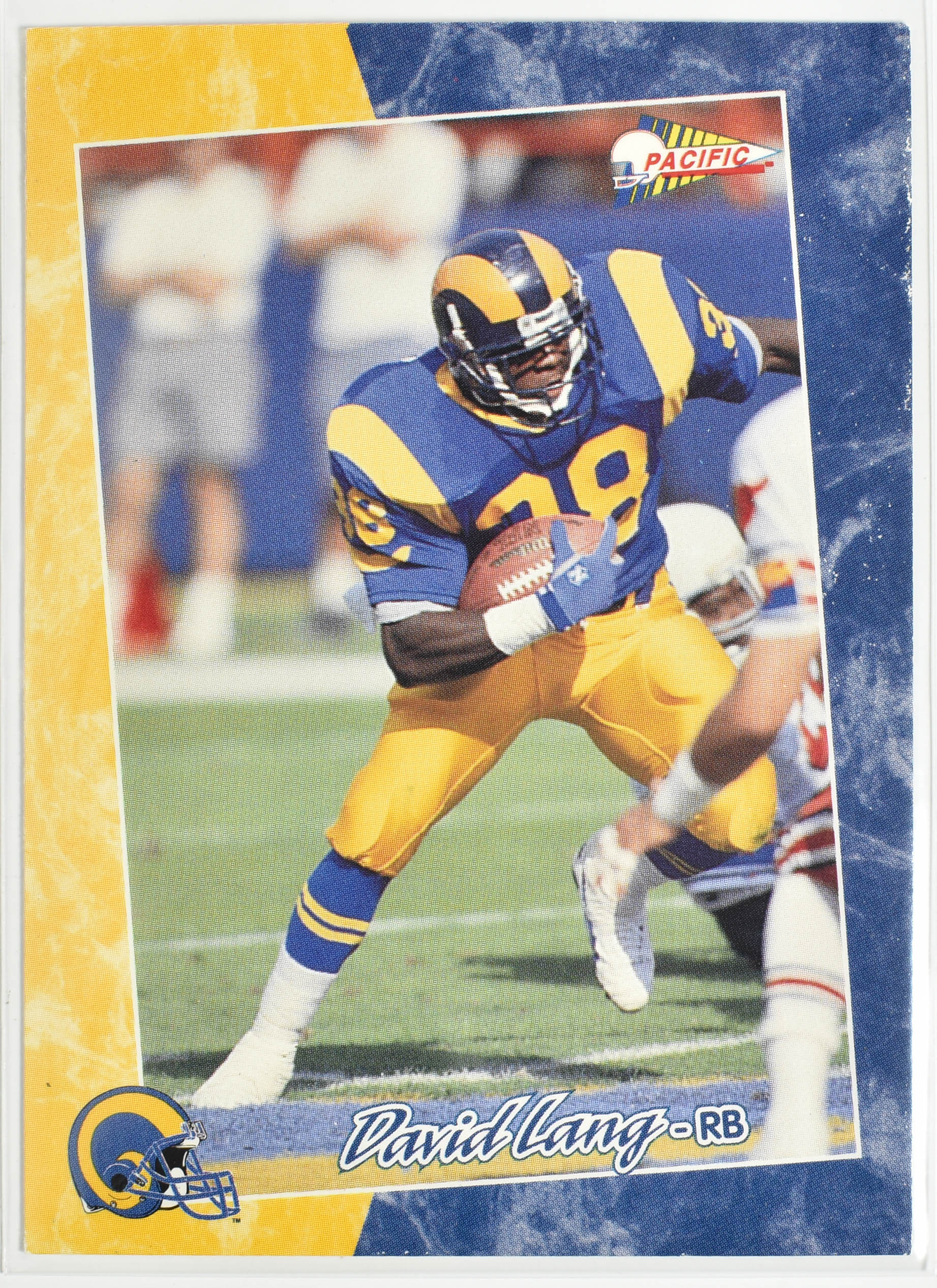 David Lang 193 Pacific 1993 Rams Football Card