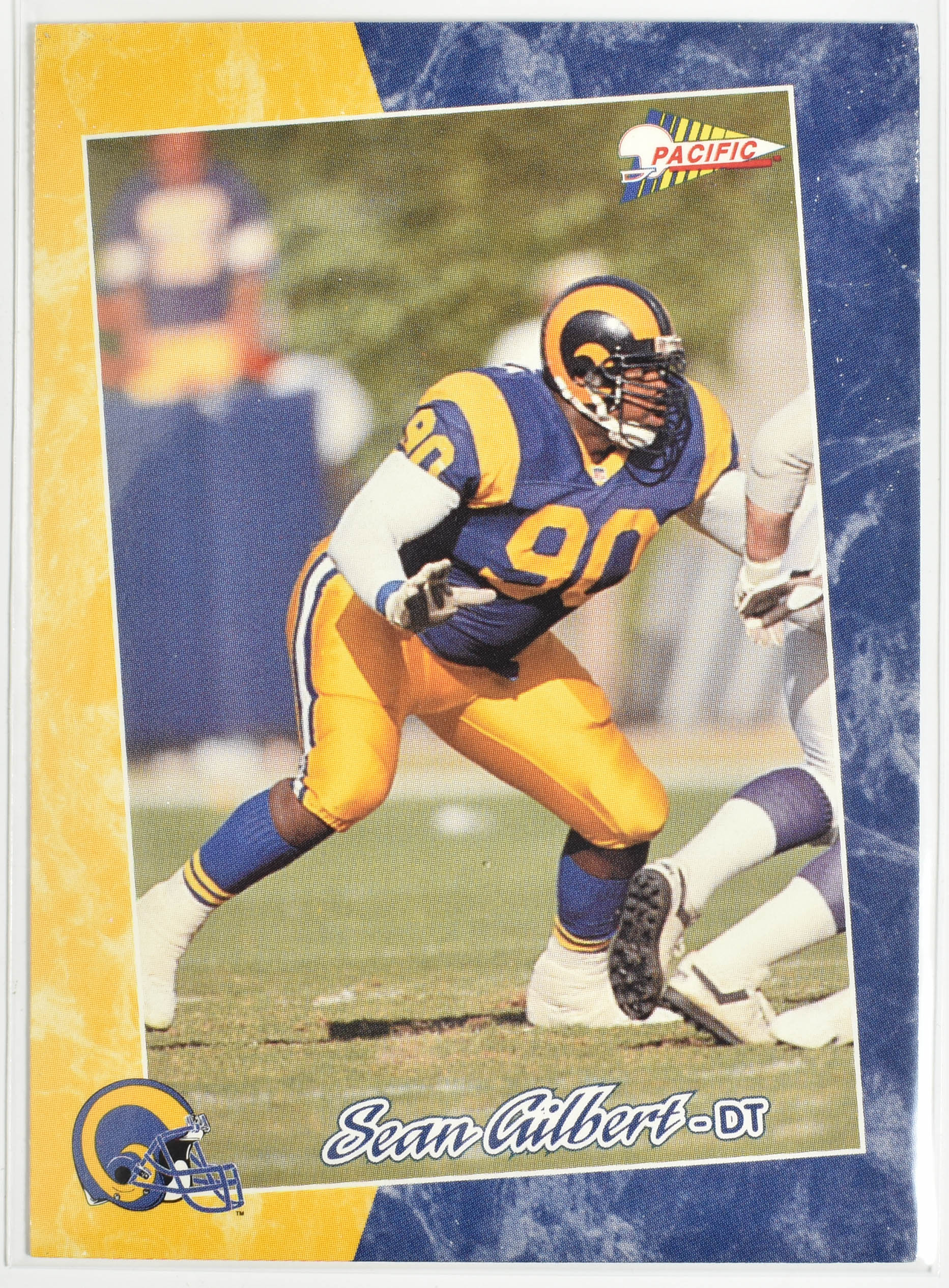 Sean Gilbert 188 Pacific 1993 Rams Football Card