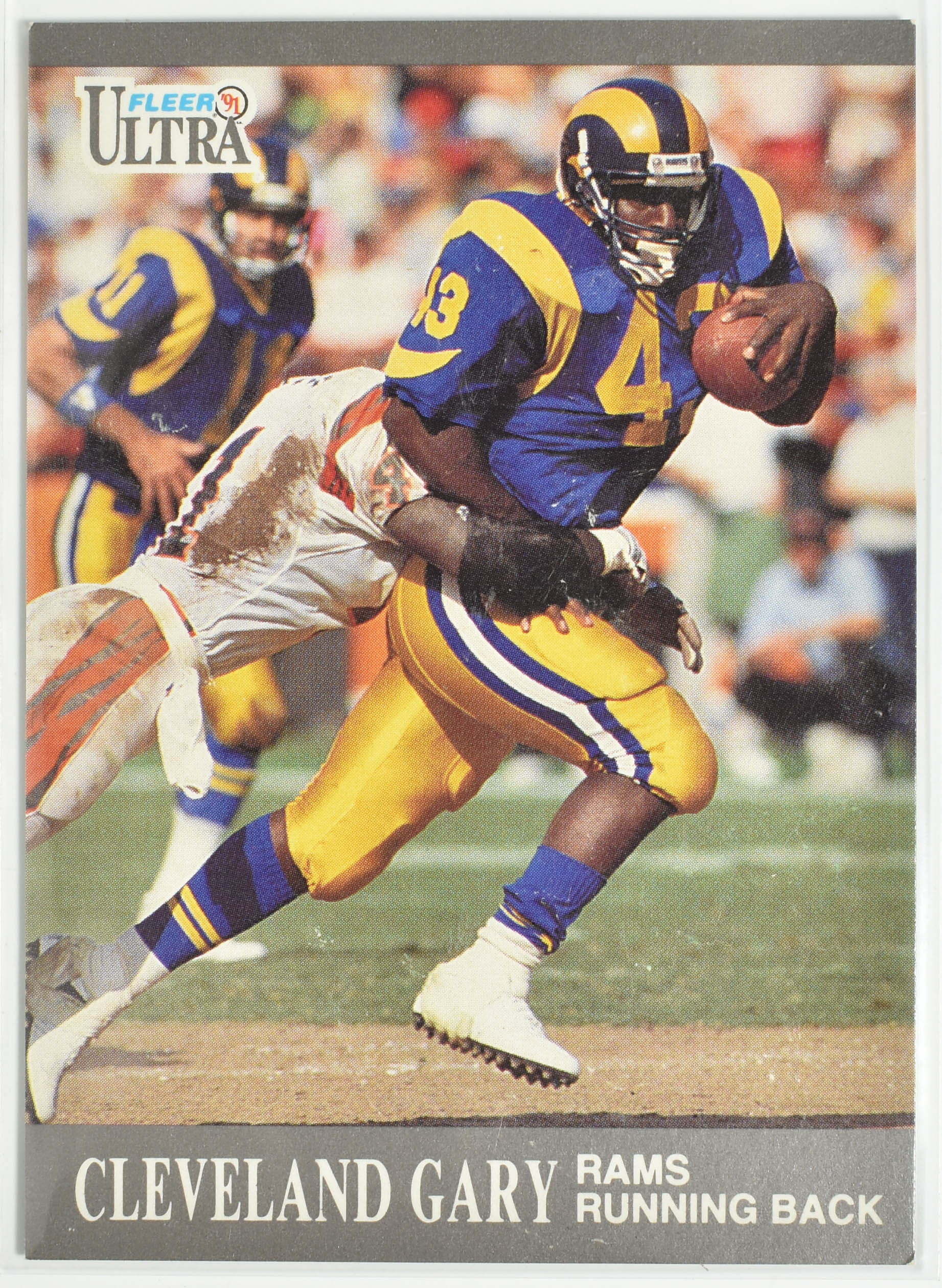 Cleveland Gary 187 Fleer Rams Football Card