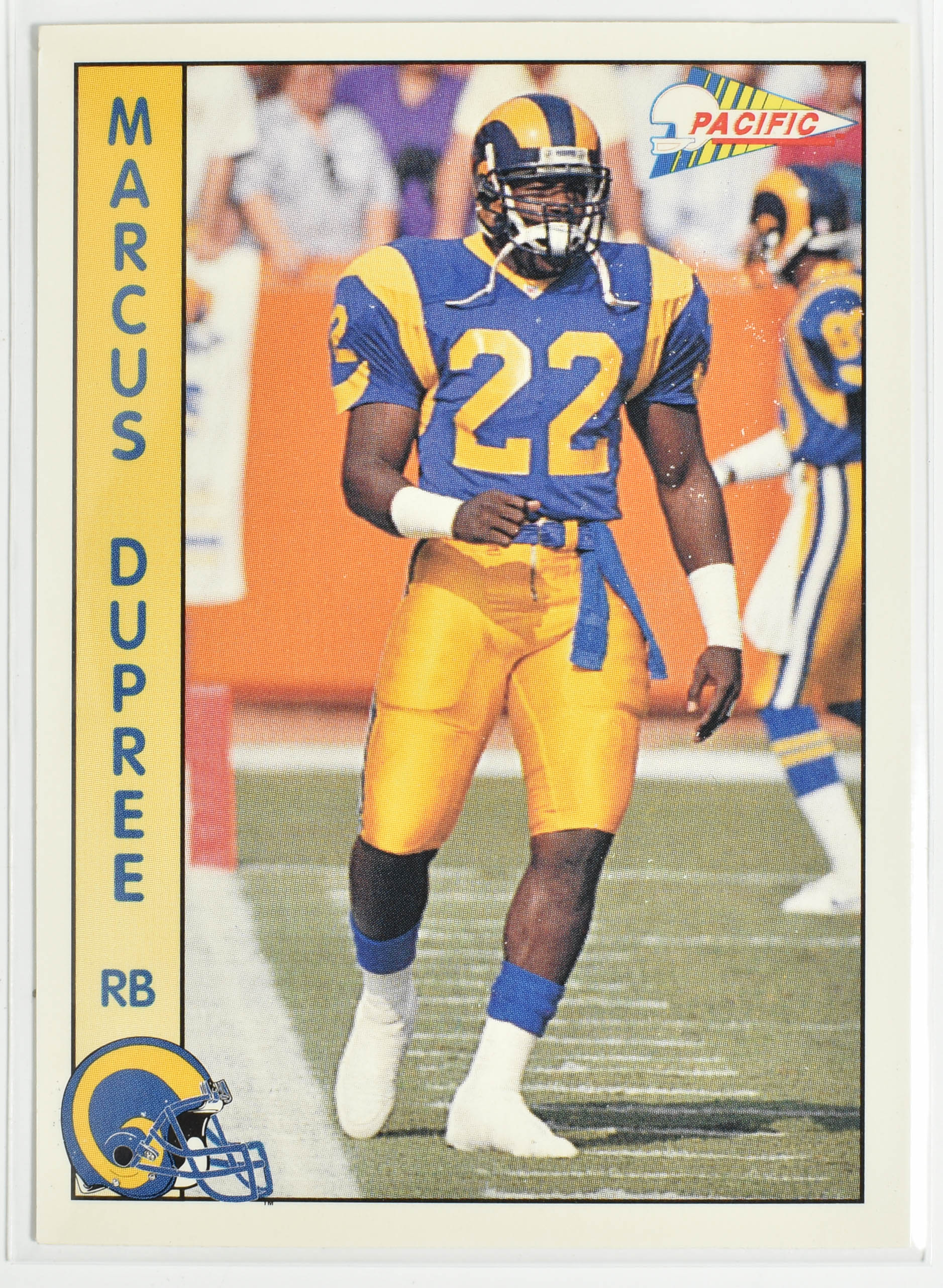Marcus Dupree 478 Rams Football Card