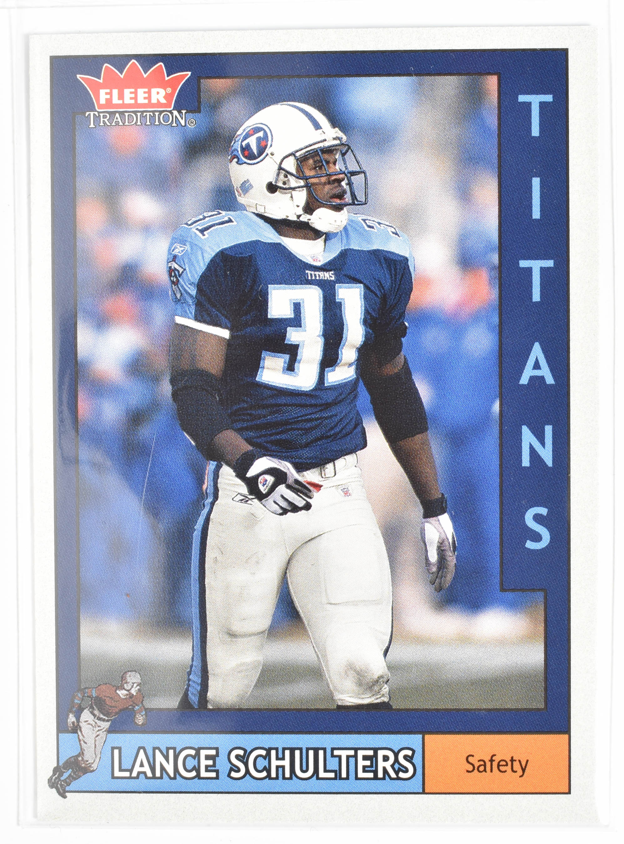 Lance Schulters 30 Fleer 2003 Tennessee Titans