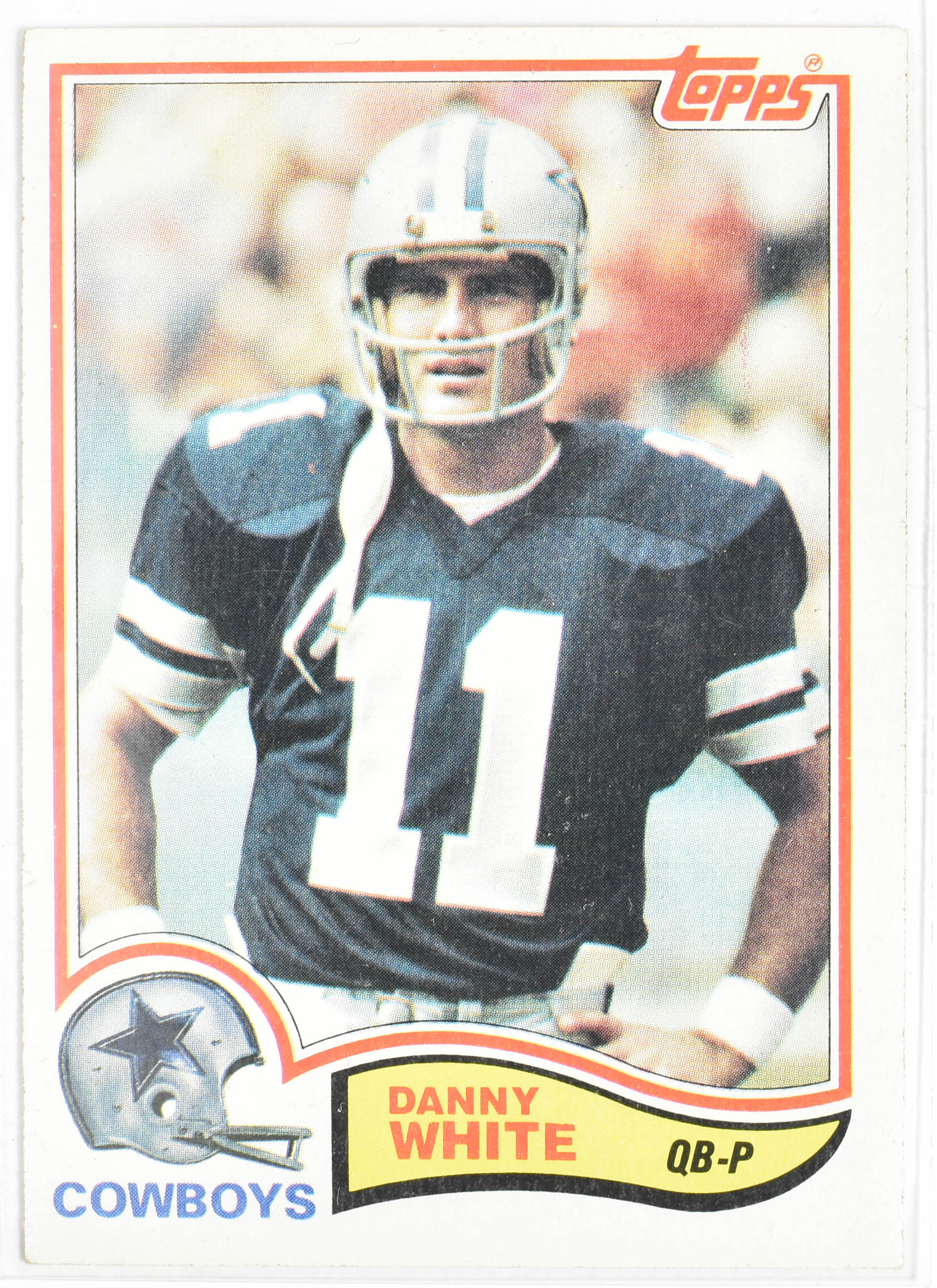Danny White 329 Topps 1982 Dallas Cowboys