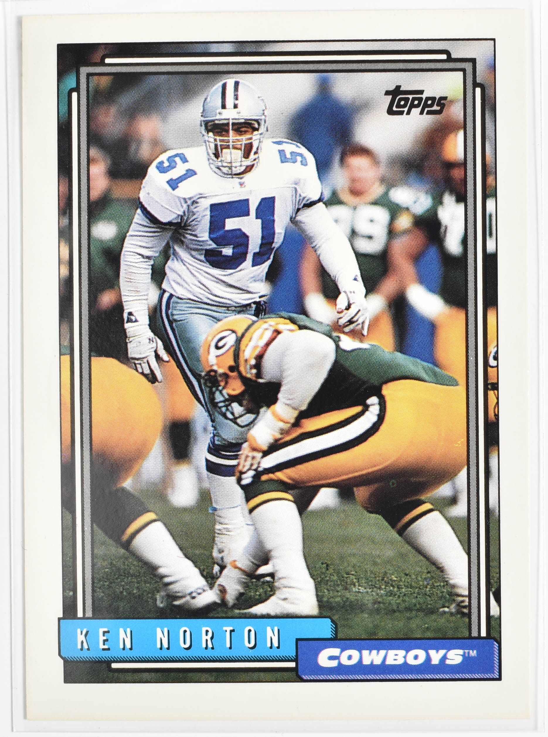 Ken Norton 261 Topps 1992 Football Card Dallas