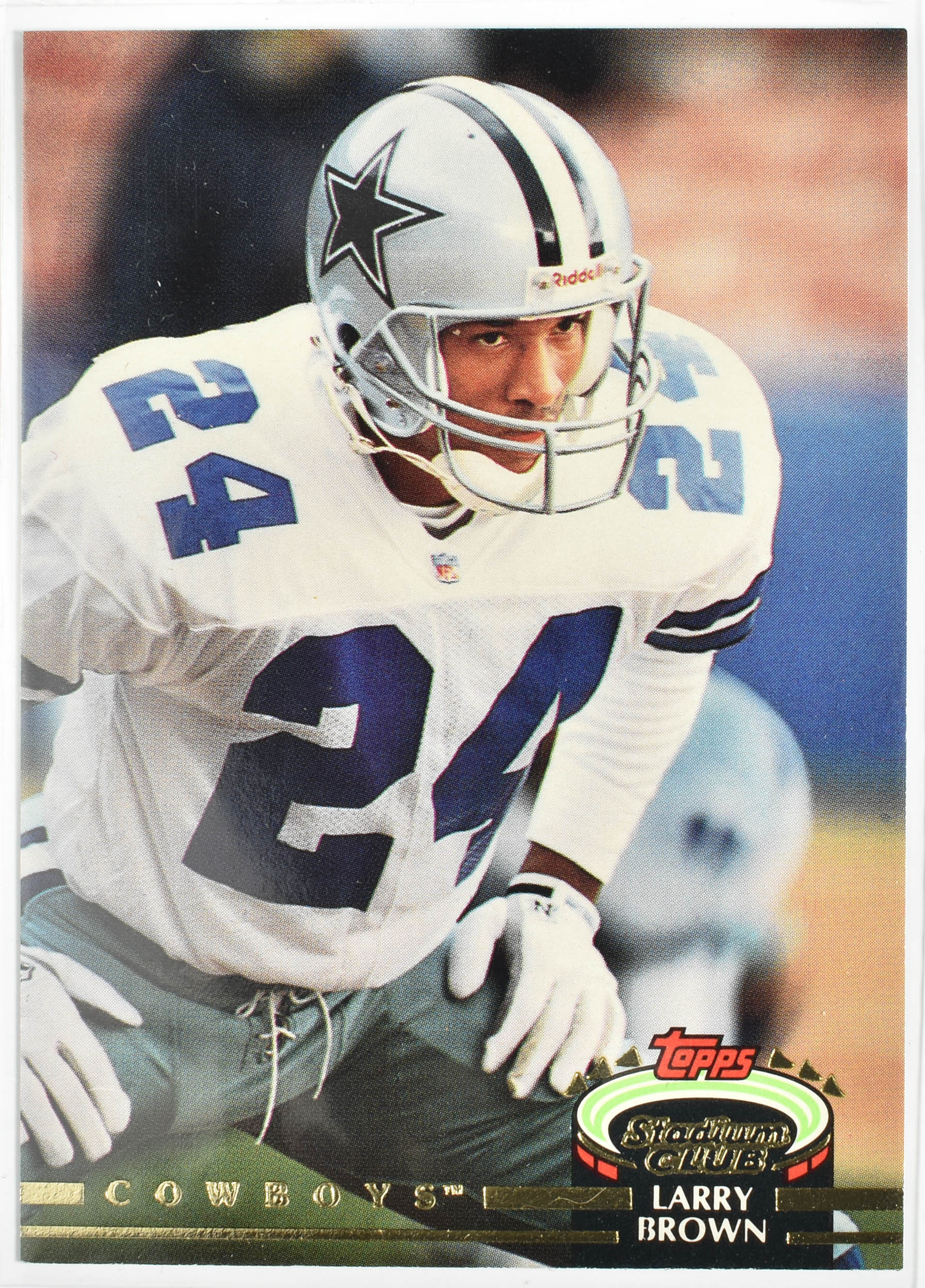Larry Brown 372 Topps Stadium Club Dallas 1992