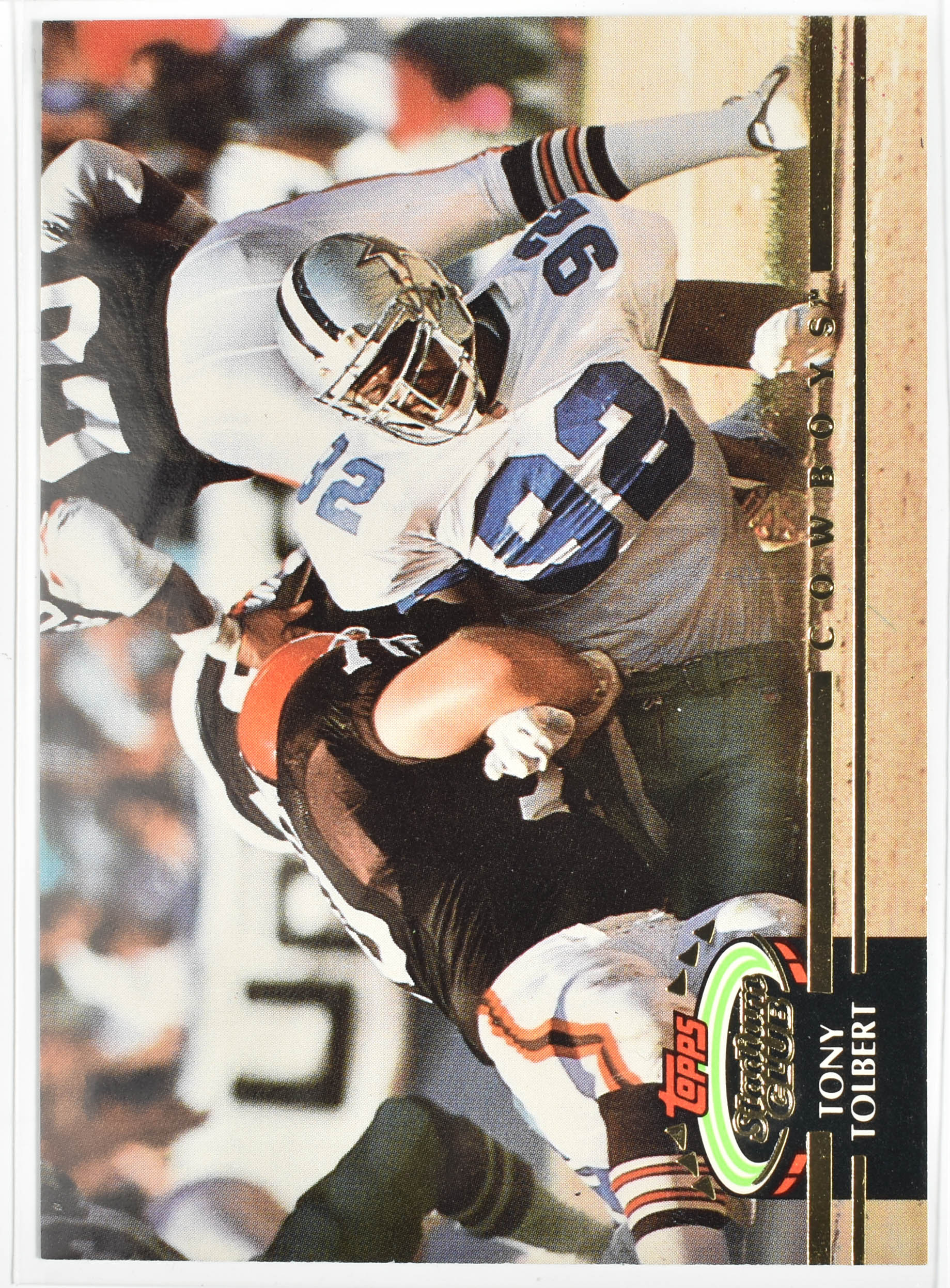 Tony Tolbert 399 Topps Stadium Club Dallas Cowboys