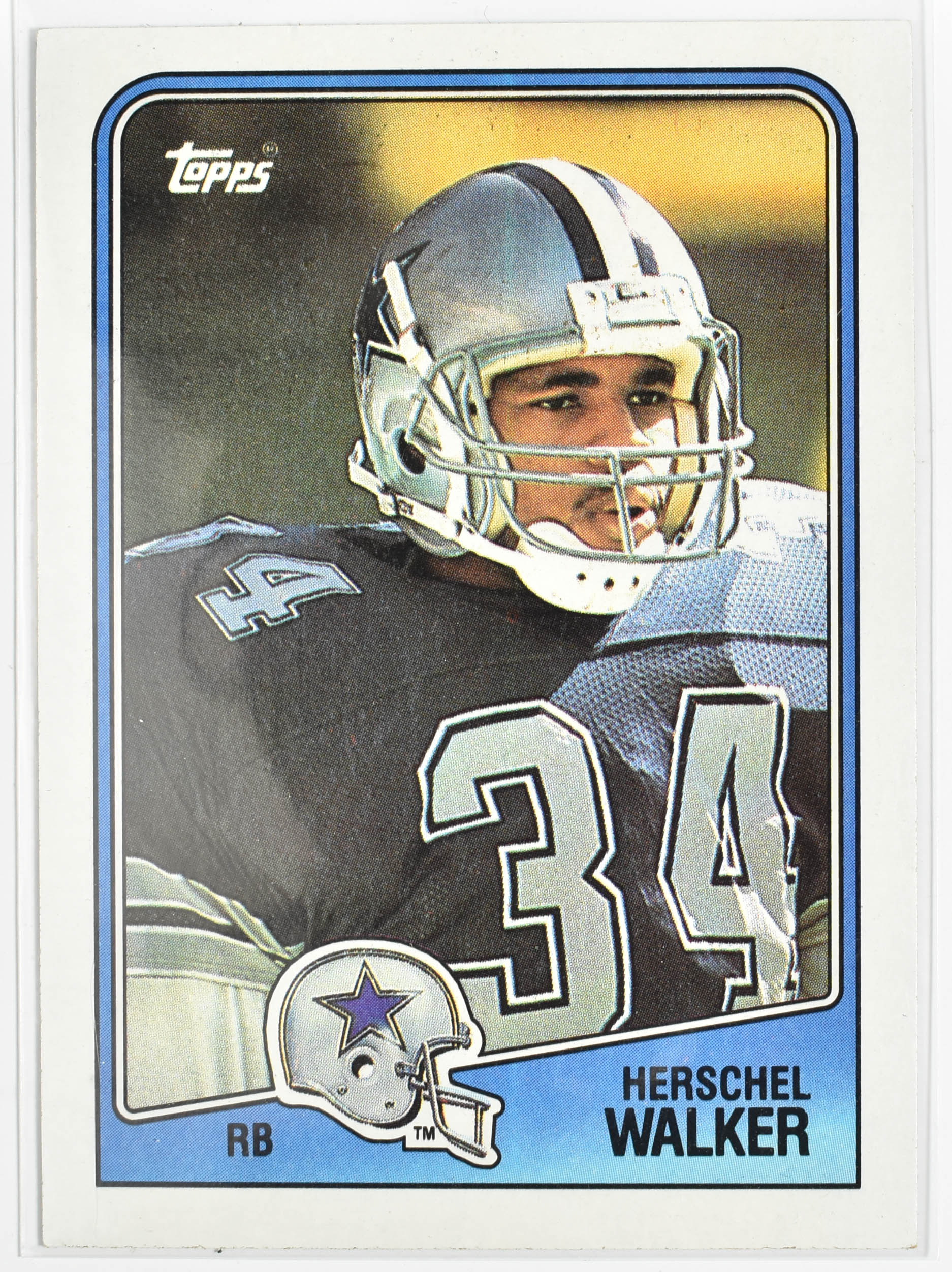 Herschel Walker 261 Topps Dallas Cowboys Football Card