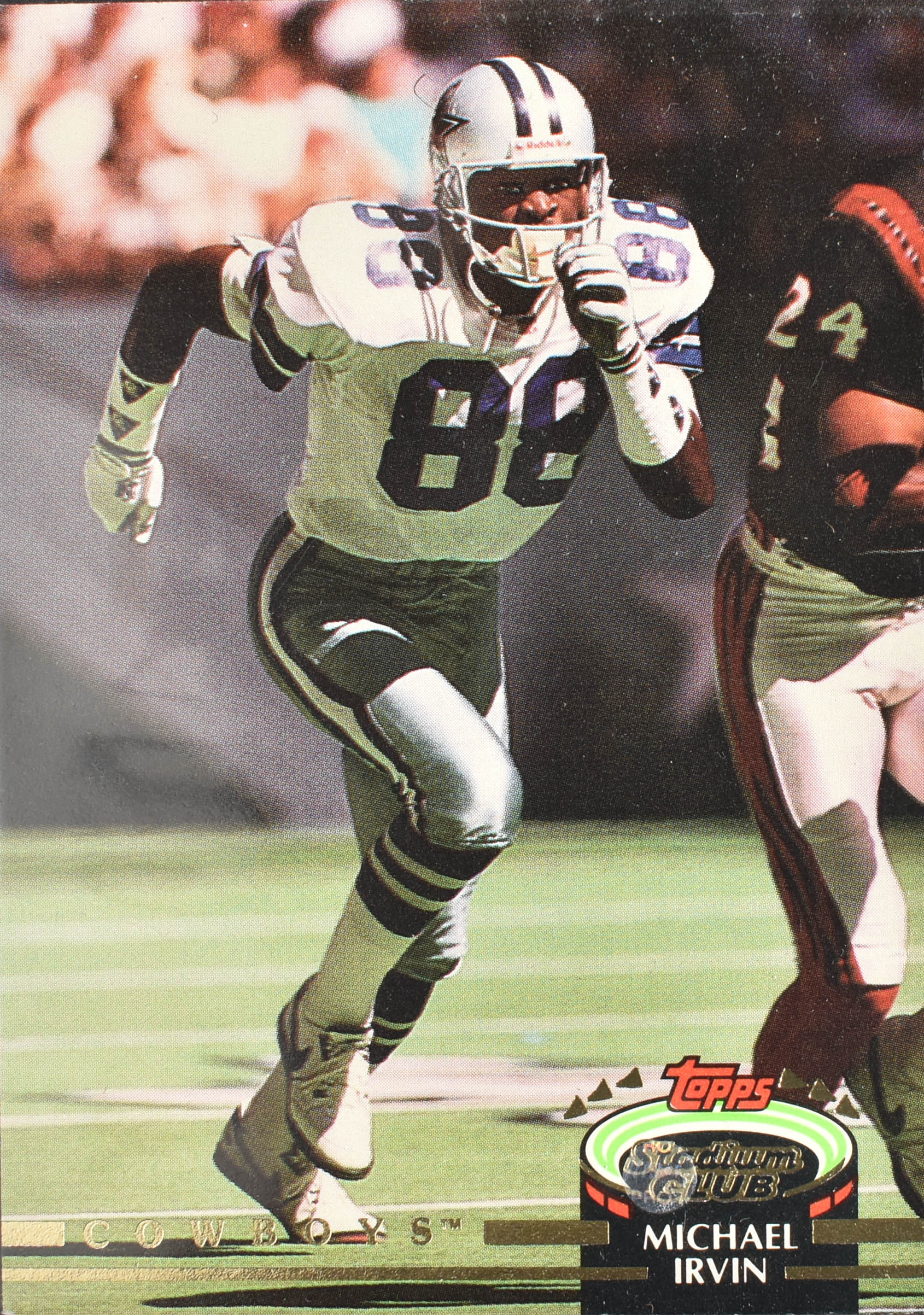 Michael Irvin 447 Topps Stadium Club 1992 Dallas Cowboys Football Card