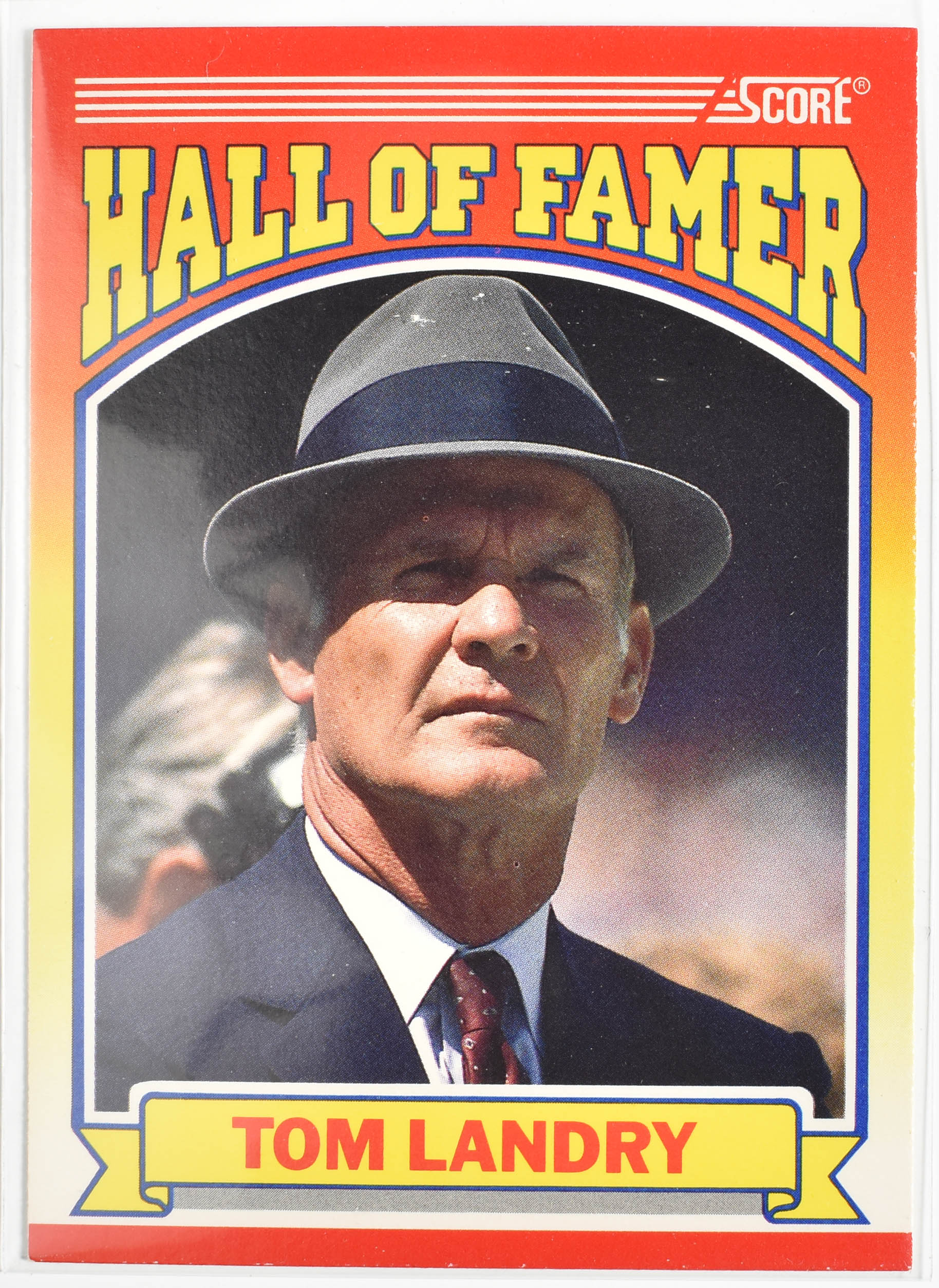 Tom Landry 597 Score 1990 Dallas Cowboys