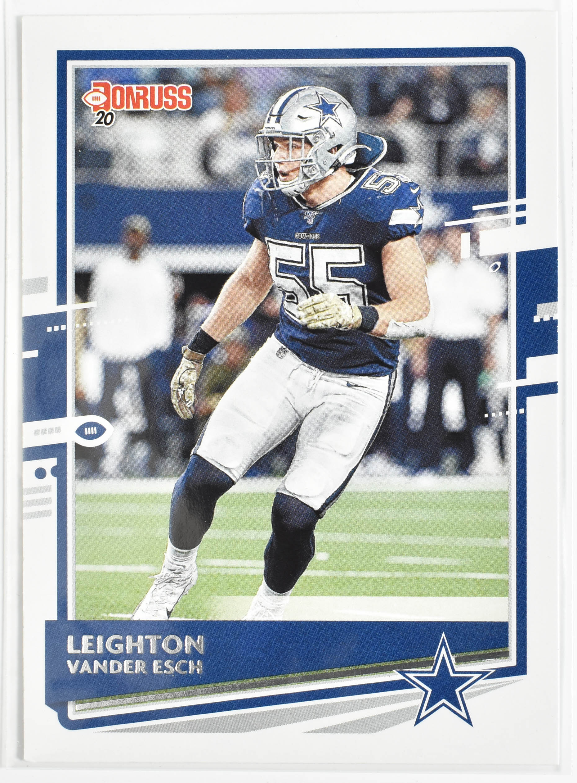 Leighton Vander Esch 80 Panini Donruss 2020 Dallas Cowboys