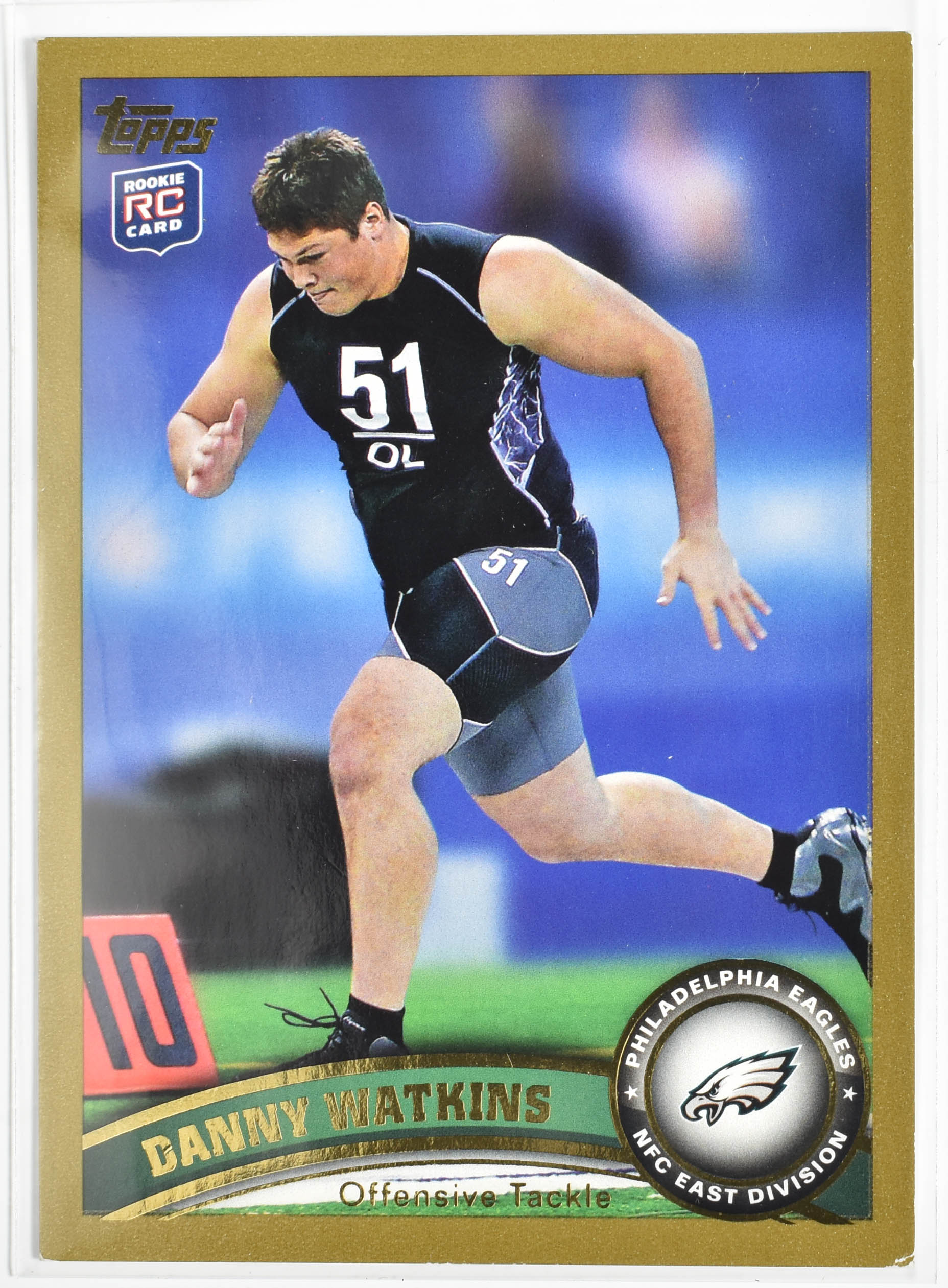 Danny Watkins 43 Topps 2011 Rookie 0710/2011 Eagles