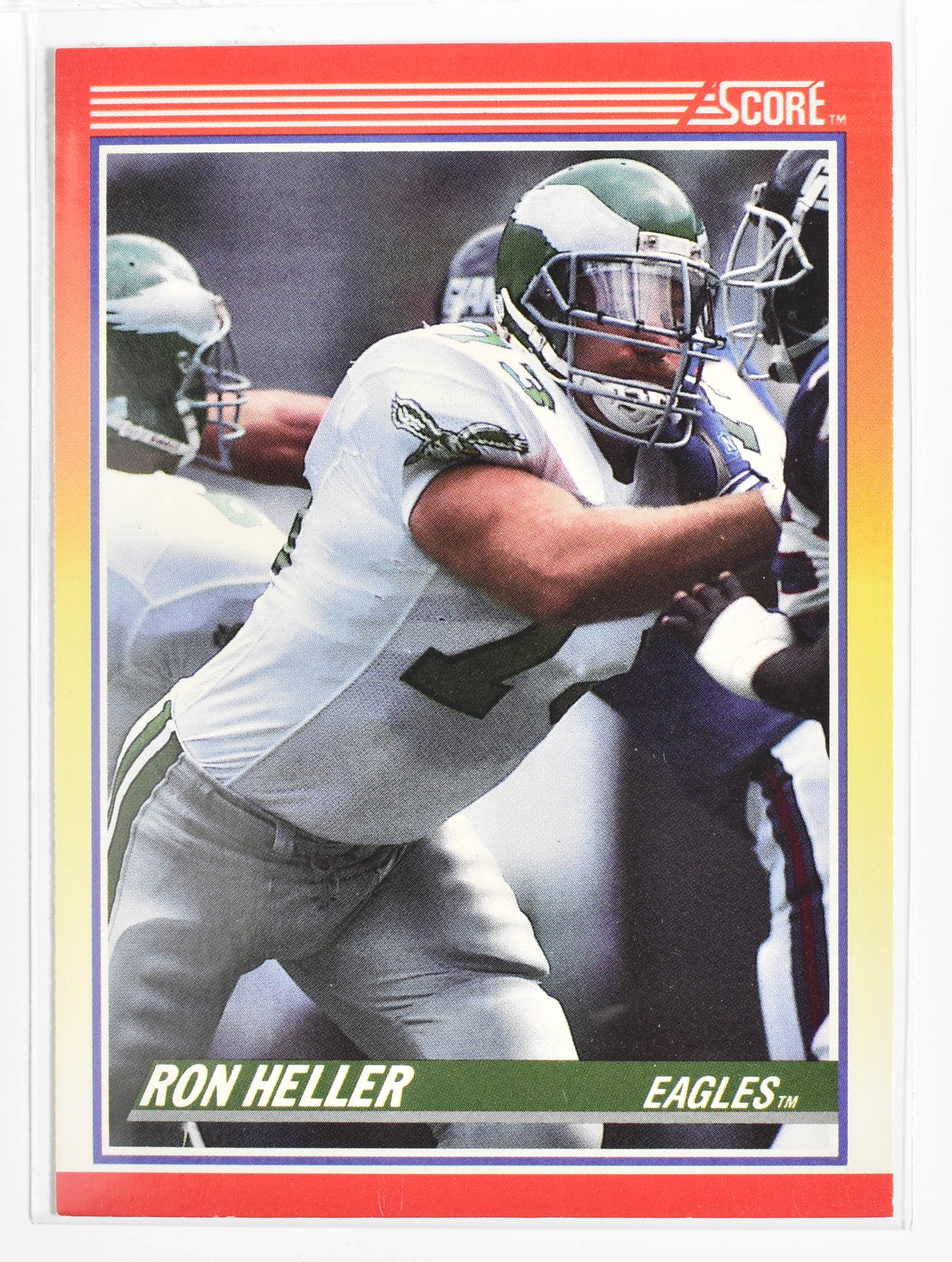 Ron Heller 248 Score 1990 Eagles Football Card