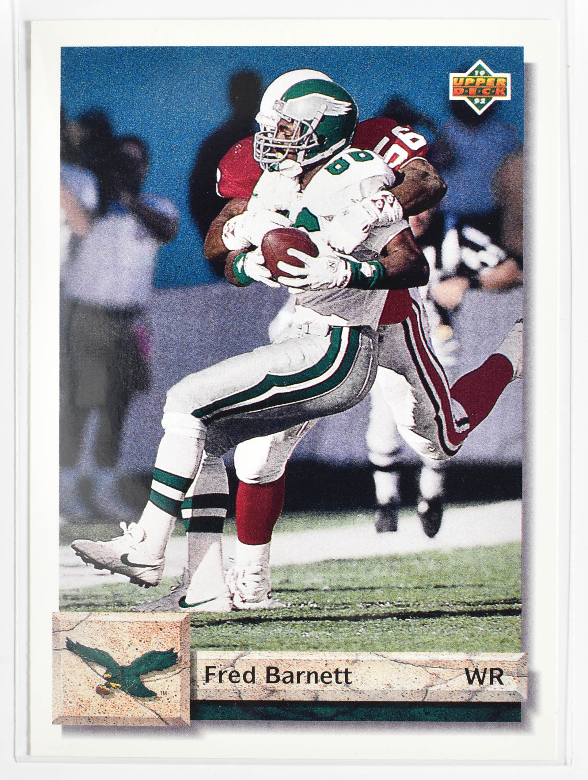 Fred barnett 121 Upper Deck 1992 Eagles Football