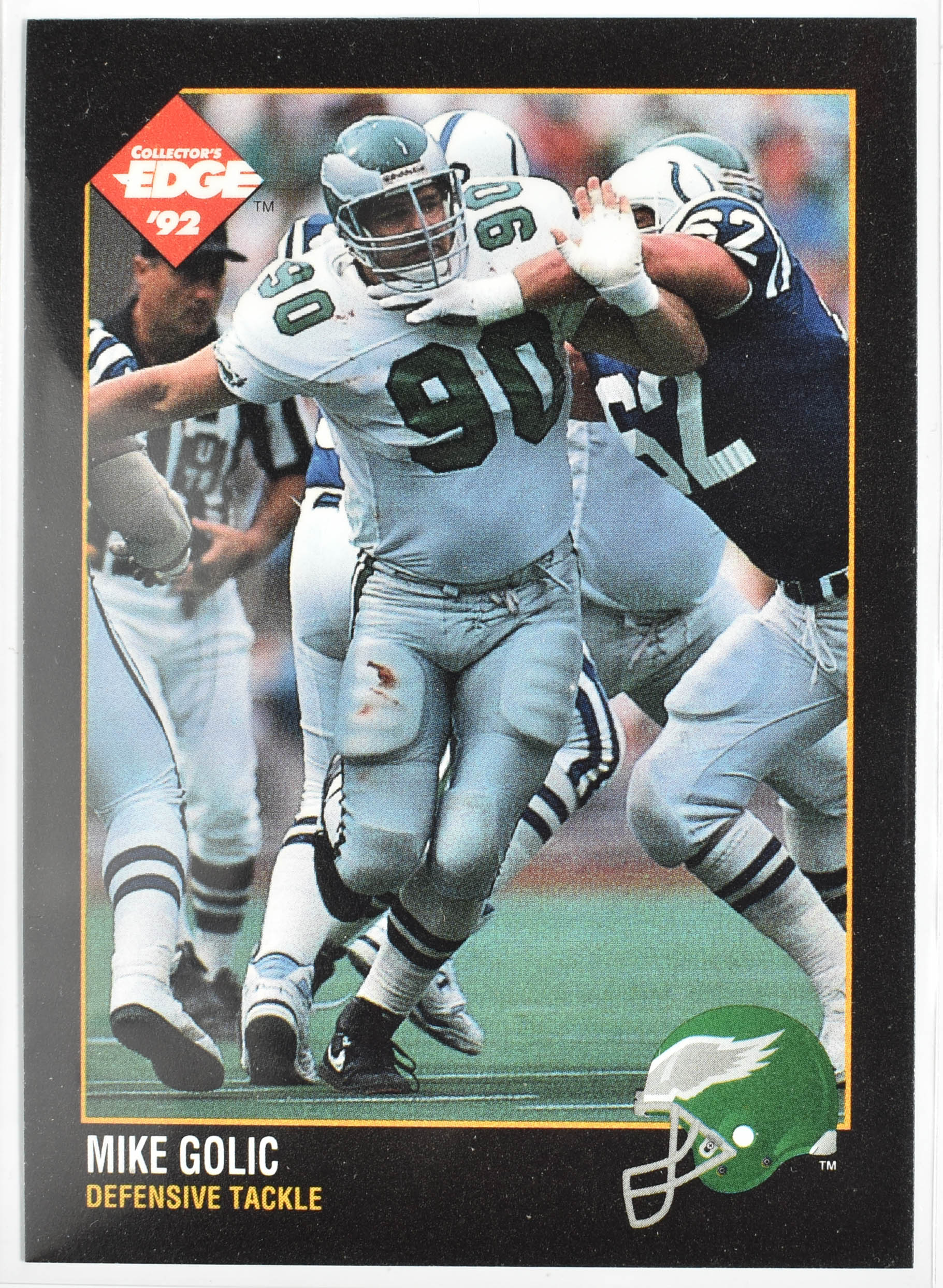 Mike Golic 130 Collectors Edge 1992 Eagles Football Card